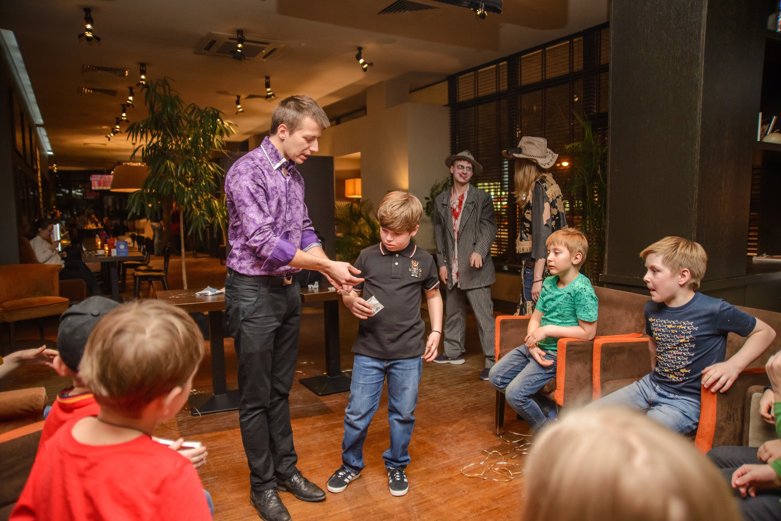 Детский день рождения в ресторане