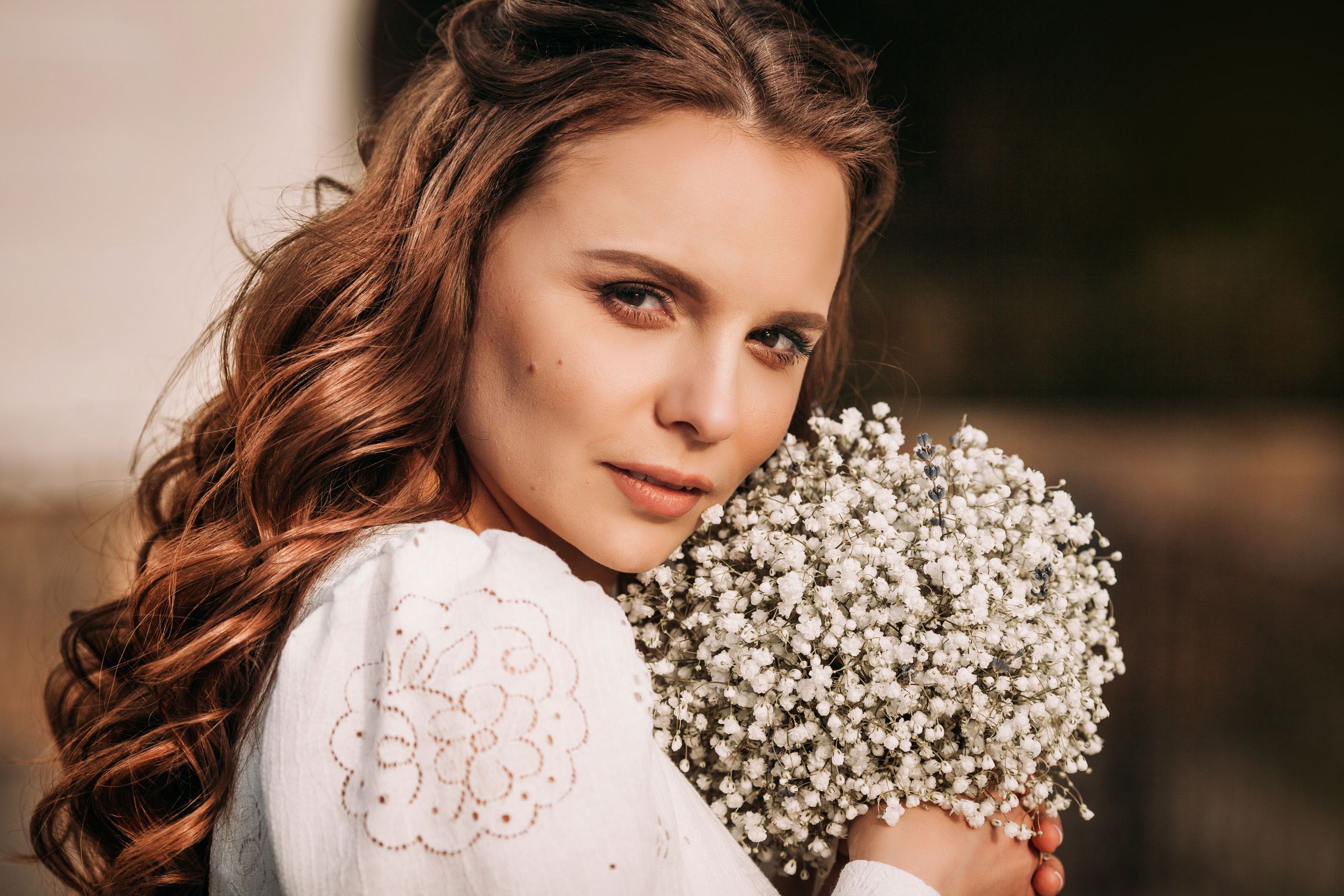 портрет невесты с букетом, свадебный фотограф и видеограф владислав и анастасия макриди симферополь крым