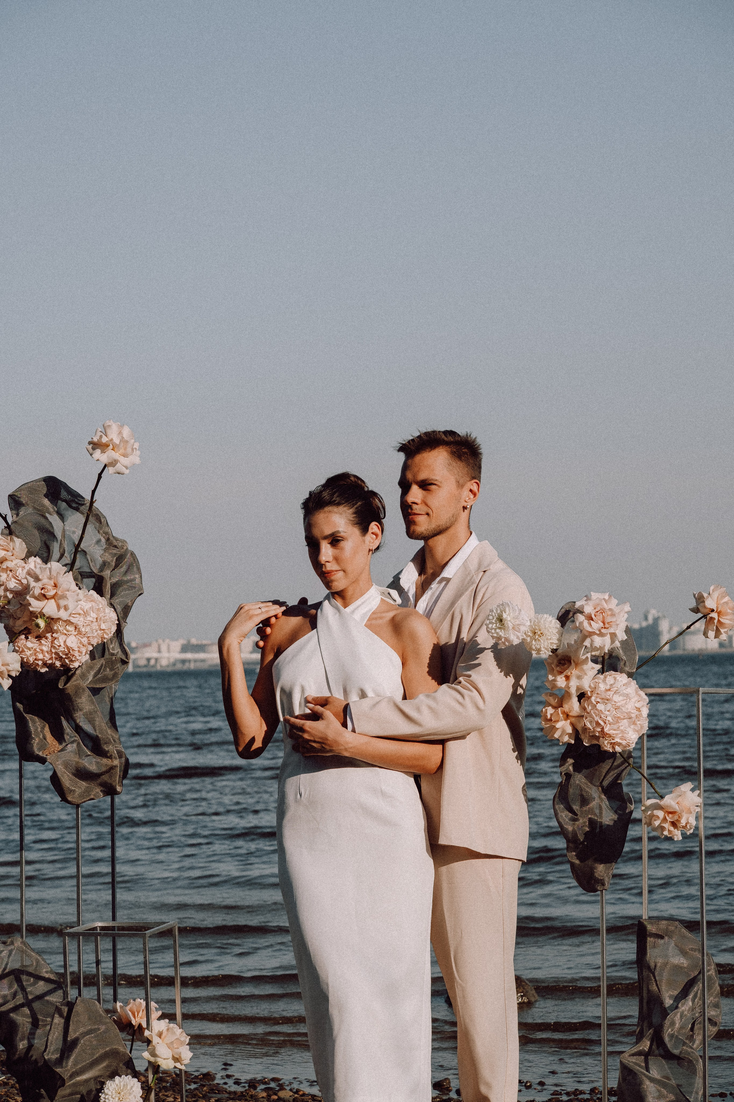 СВАДЕБНАЯ ФОТОСЕССИЯ ВЫЕЗДНОЙ ЦЕРЕМОНИИ (ФИНСКИЙ ЗАЛИВ). Профессиональный фотограф, Санкт-Петербург — Виктория Богомолова