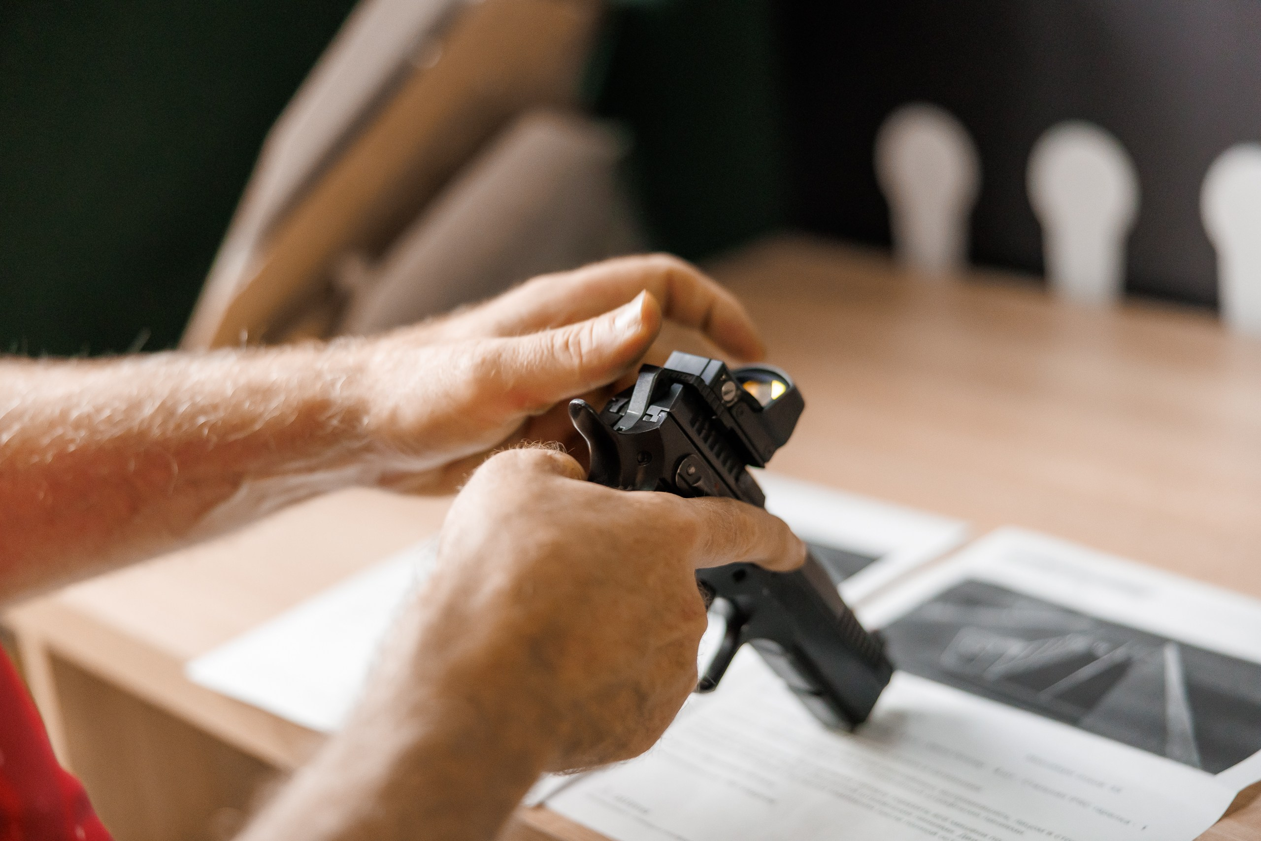 Соревнование по стрельбе в Ладожском стрелковом клубе. Фотограф в Санкт-Петербурге — Сергей Петров