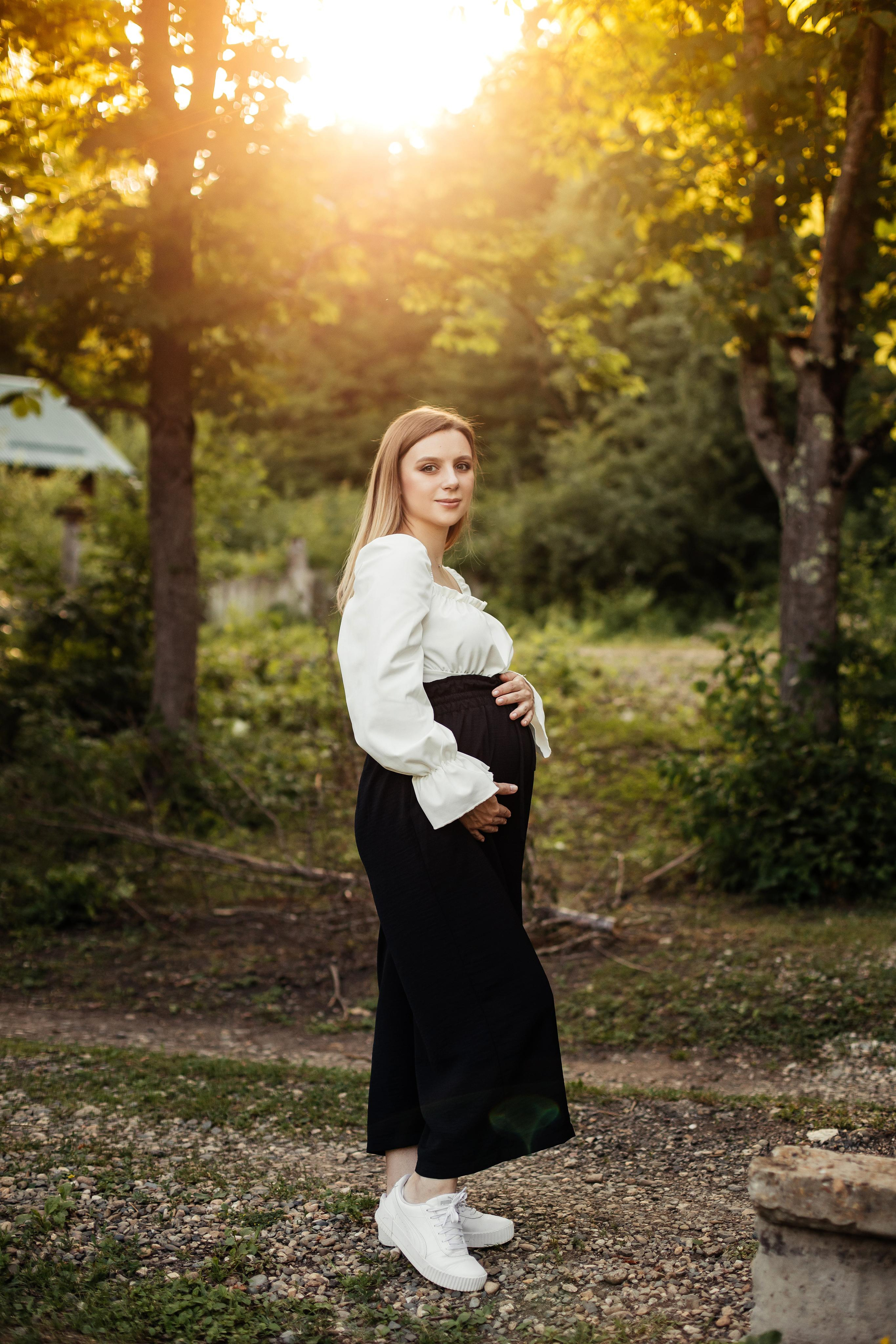 Юлия в ожидании. Фотограф Маргарита Никишина