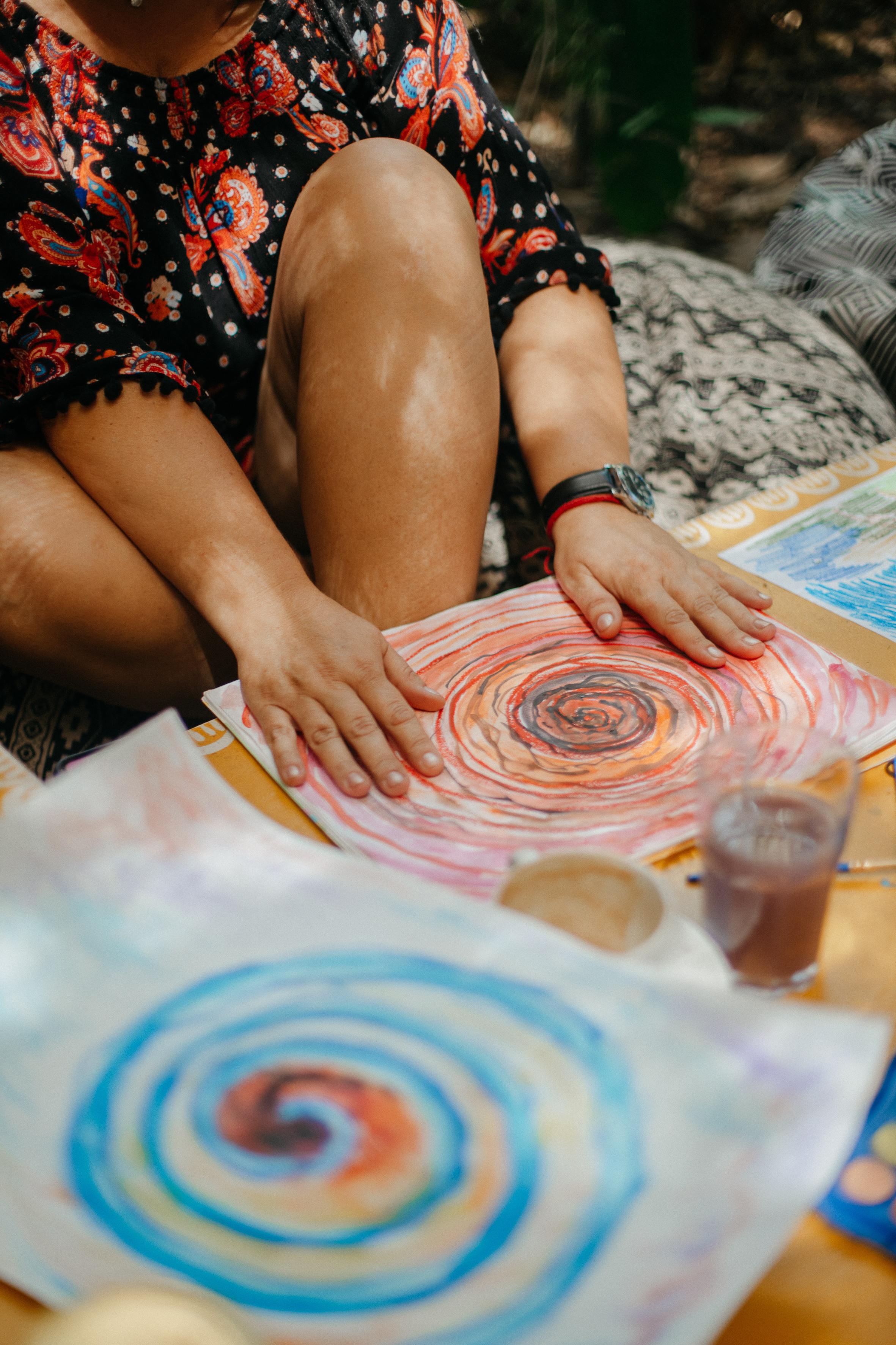 Арт-терапия Натальи Тарковской. Фотограф Ольхон/ Индия, Регина