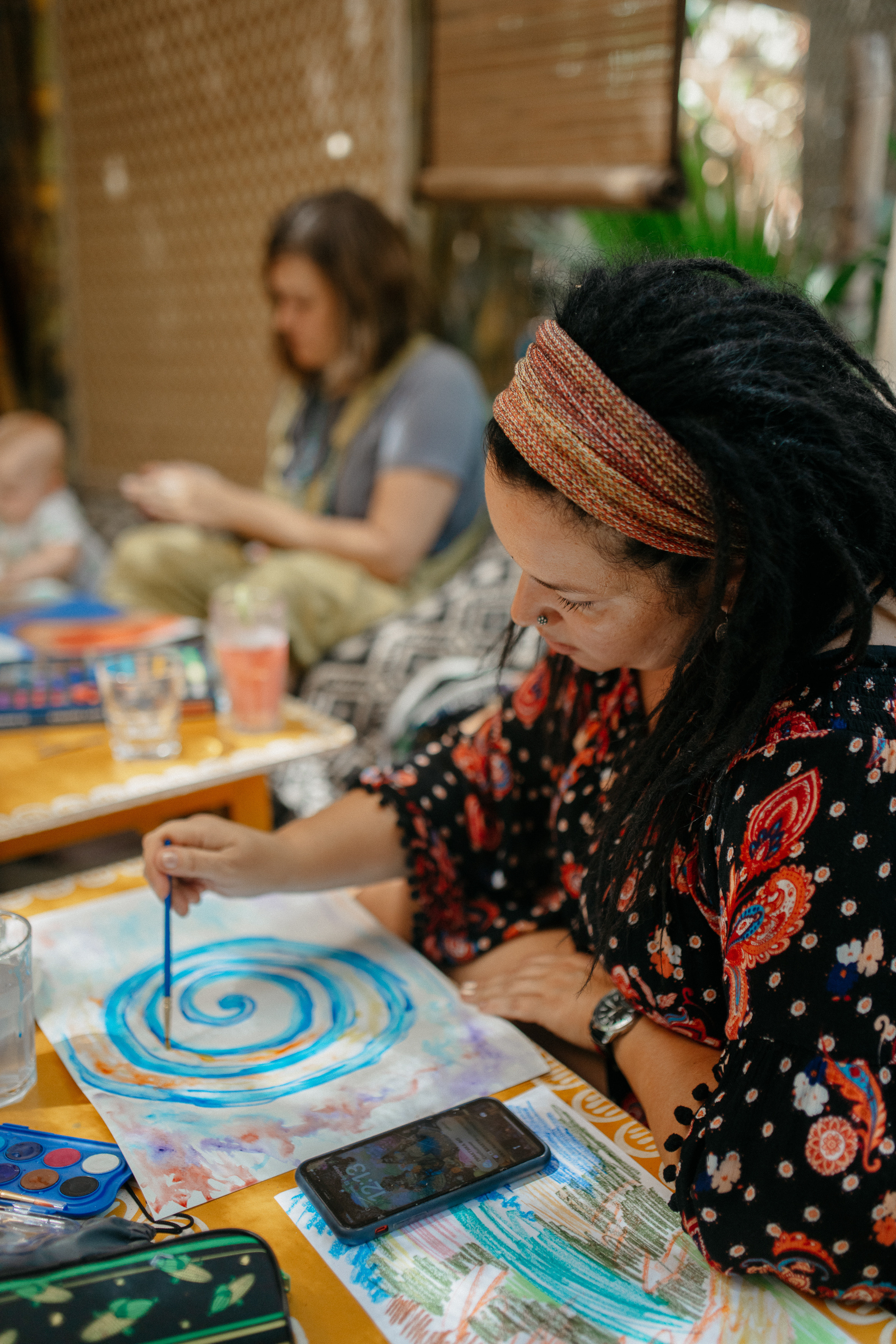 Арт-терапия Натальи Тарковской. Фотограф Ольхон/ Индия, Регина