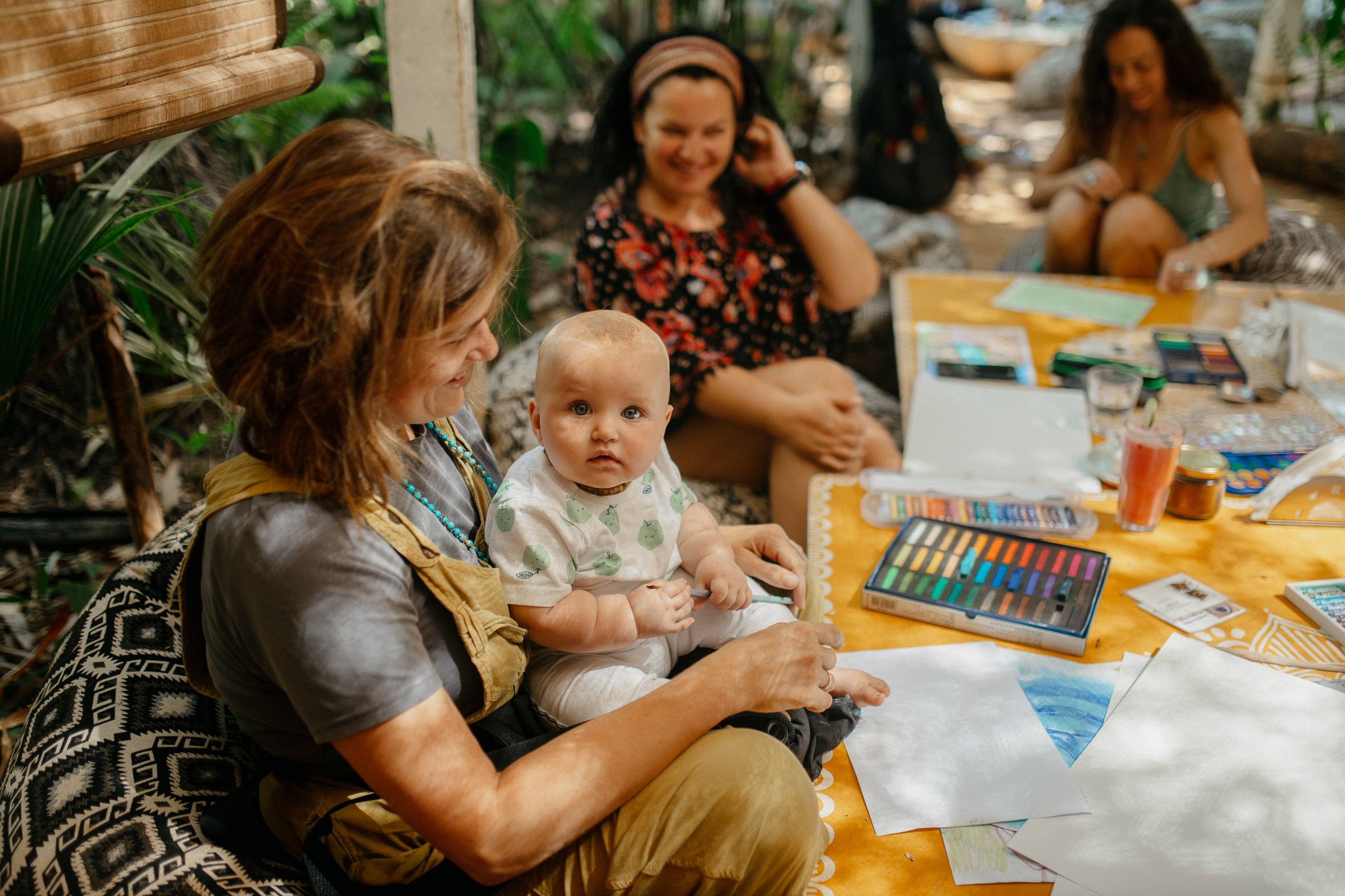 Арт-терапия Натальи Тарковской. Фотограф Ольхон/ Индия, Регина