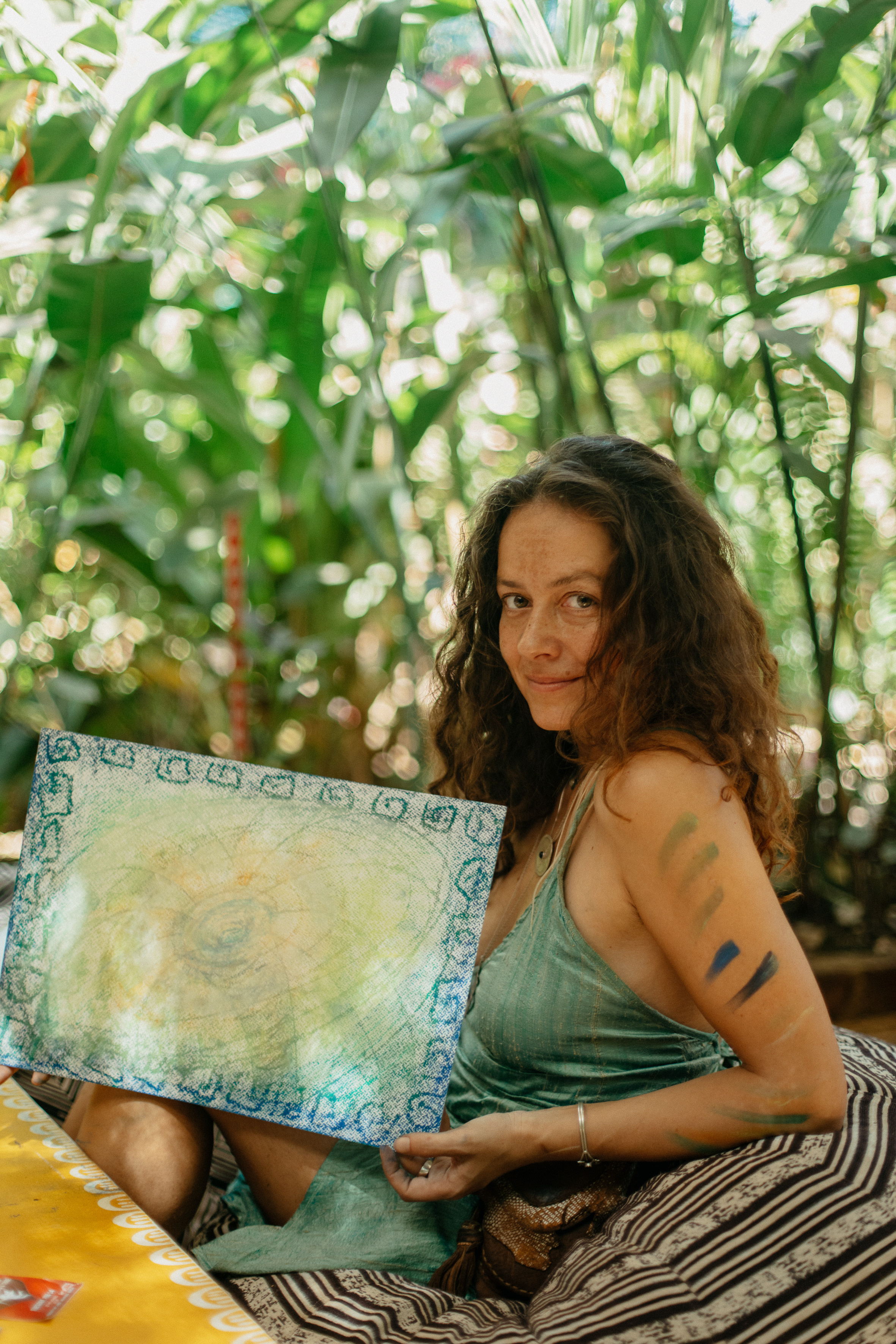 Арт-терапия Натальи Тарковской. Фотограф Ольхон/ Индия, Регина