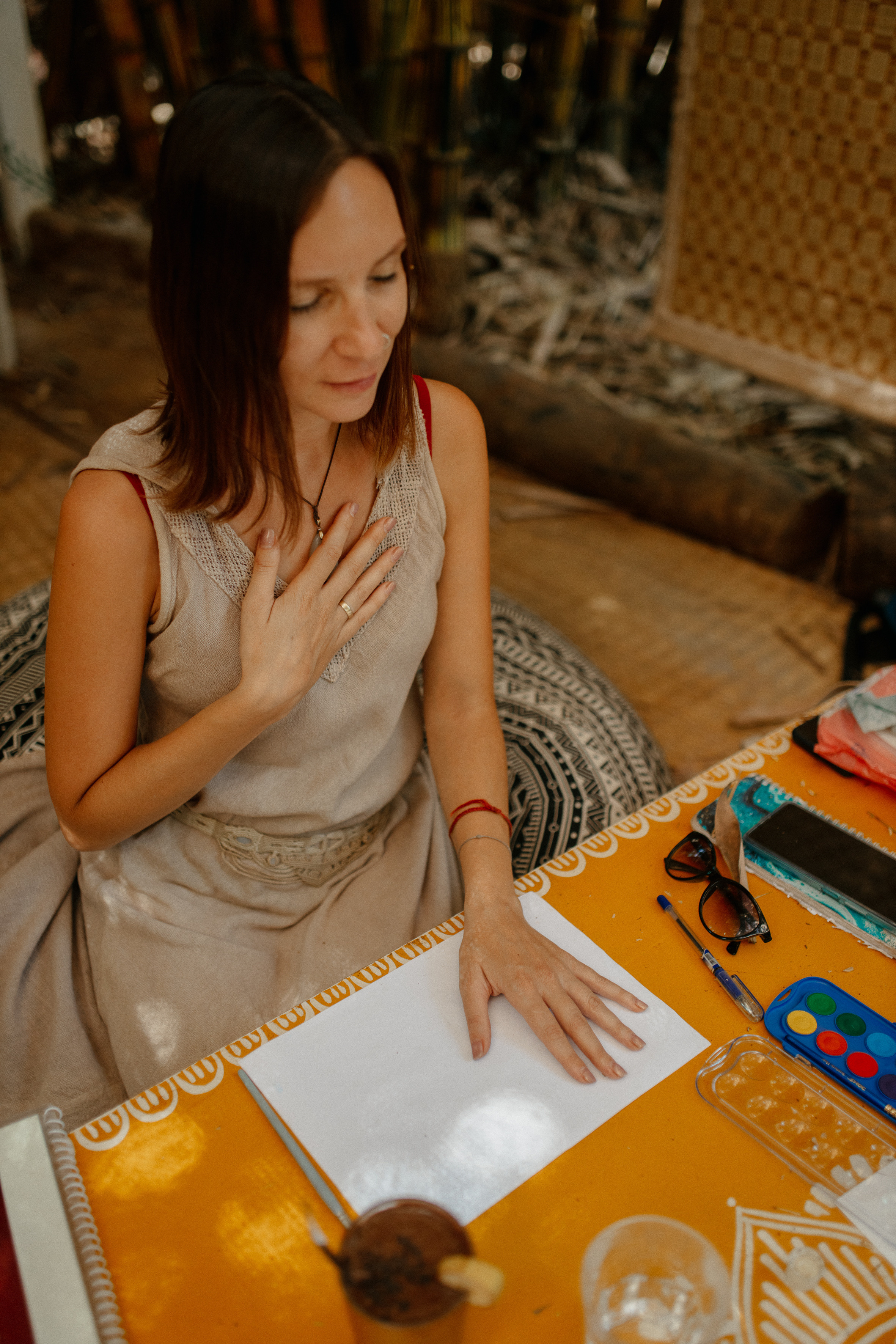 Арт-терапия Натальи Тарковской. Фотограф Ольхон/ Индия, Регина