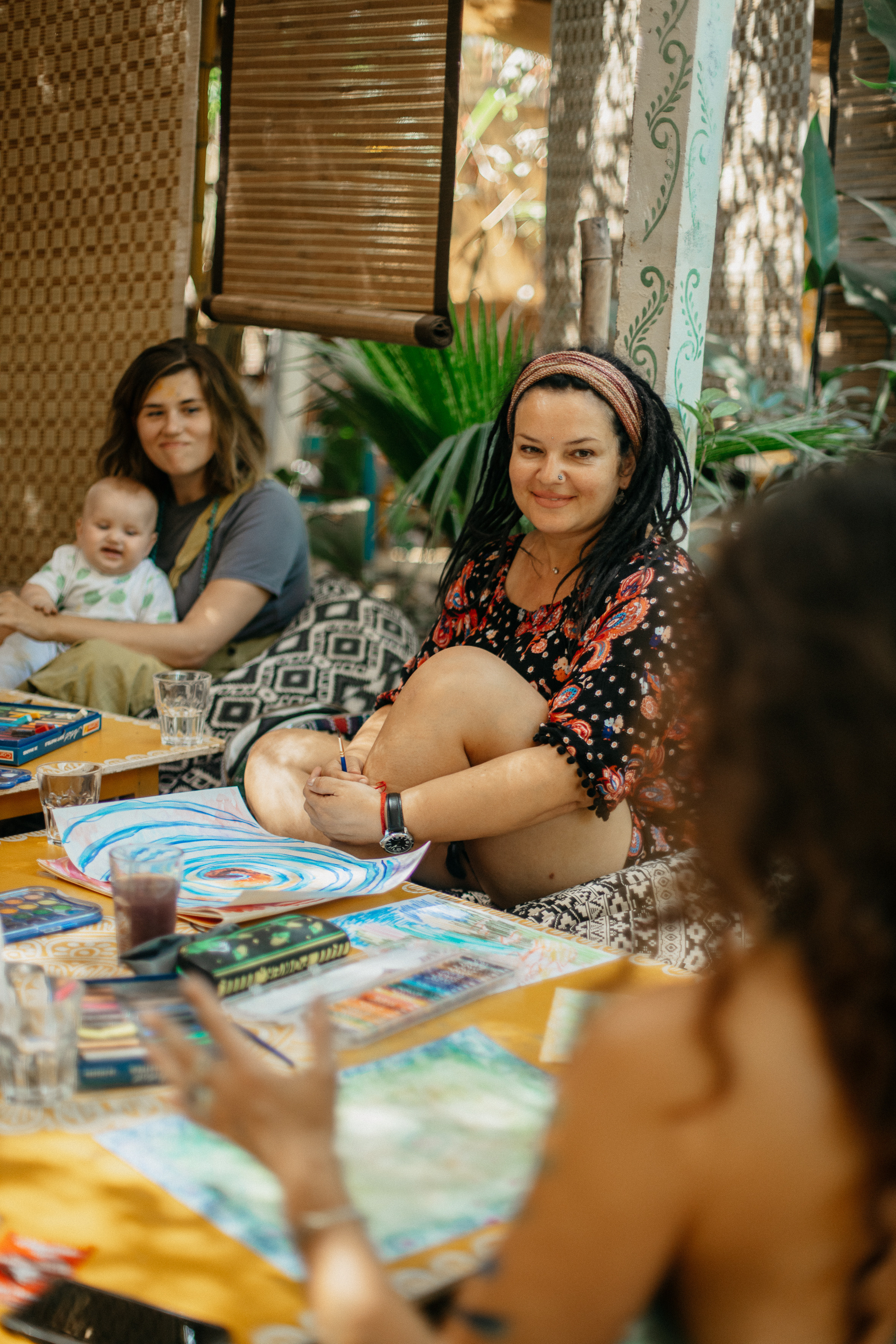 Арт-терапия Натальи Тарковской. Фотограф Ольхон/ Индия, Регина