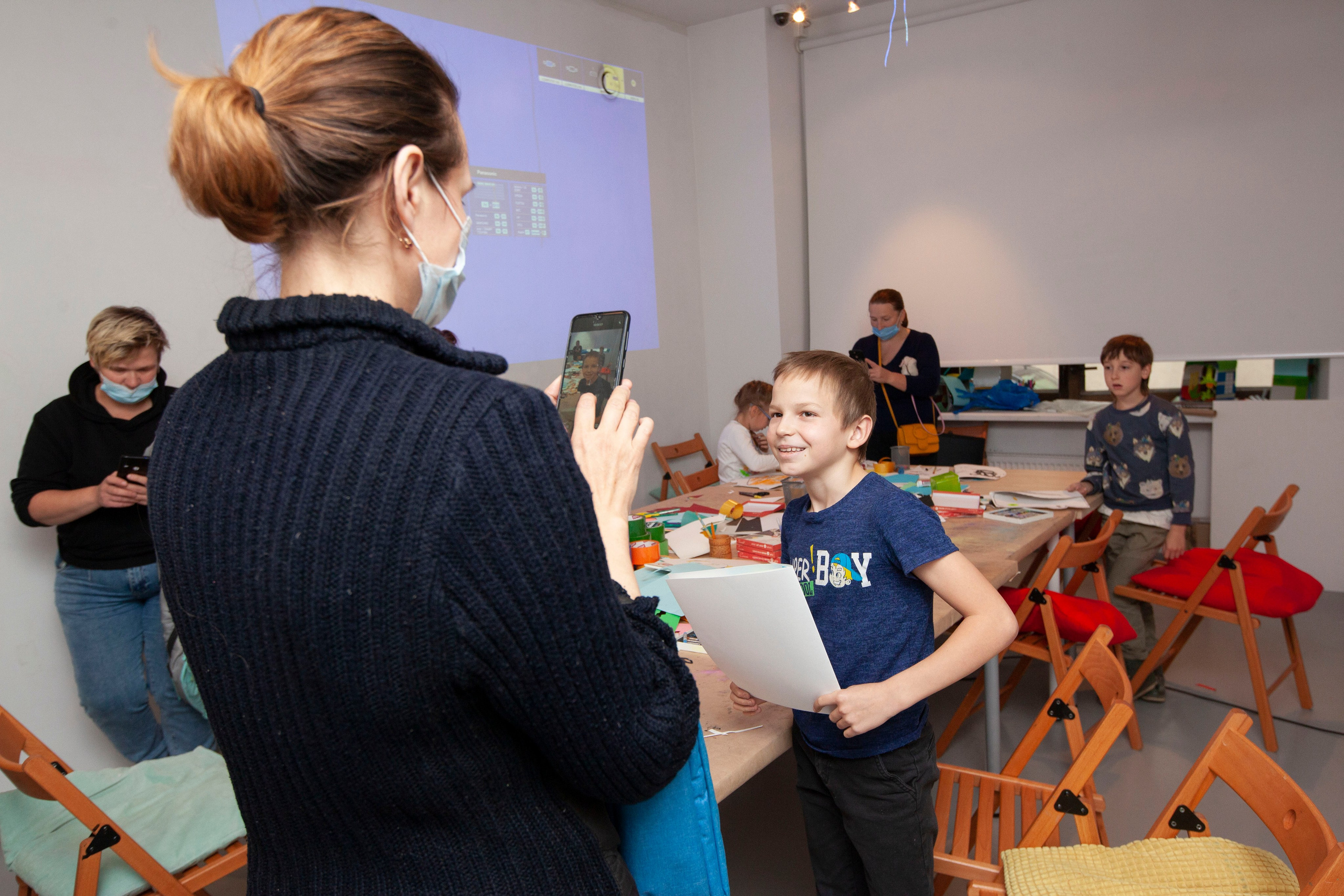 Детский мастер-класс в ММОМА. Stanislav Baryshev — People. Emotions. Atmosphere