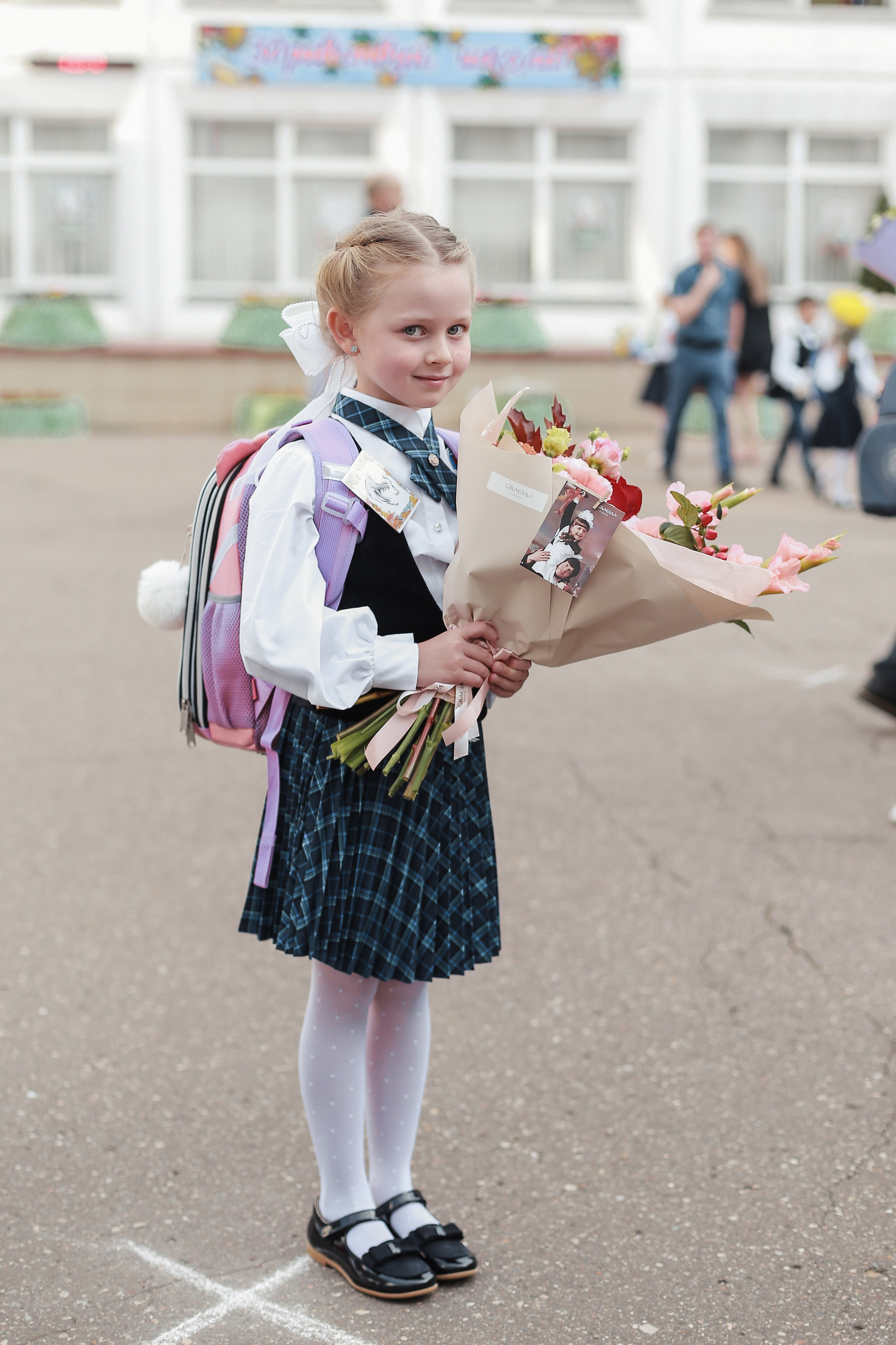 Первое сентября у 1Е класса. Антонина Морозова, профессиональный семейный фотограф видеограф