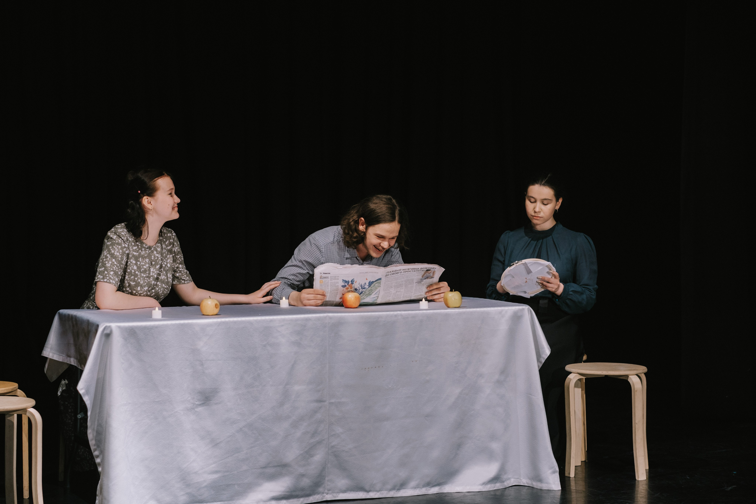 Детская театральная студия «Ирбис», спектакль. Репортажный и портретный фотограф в Москве Илья Спиридонов