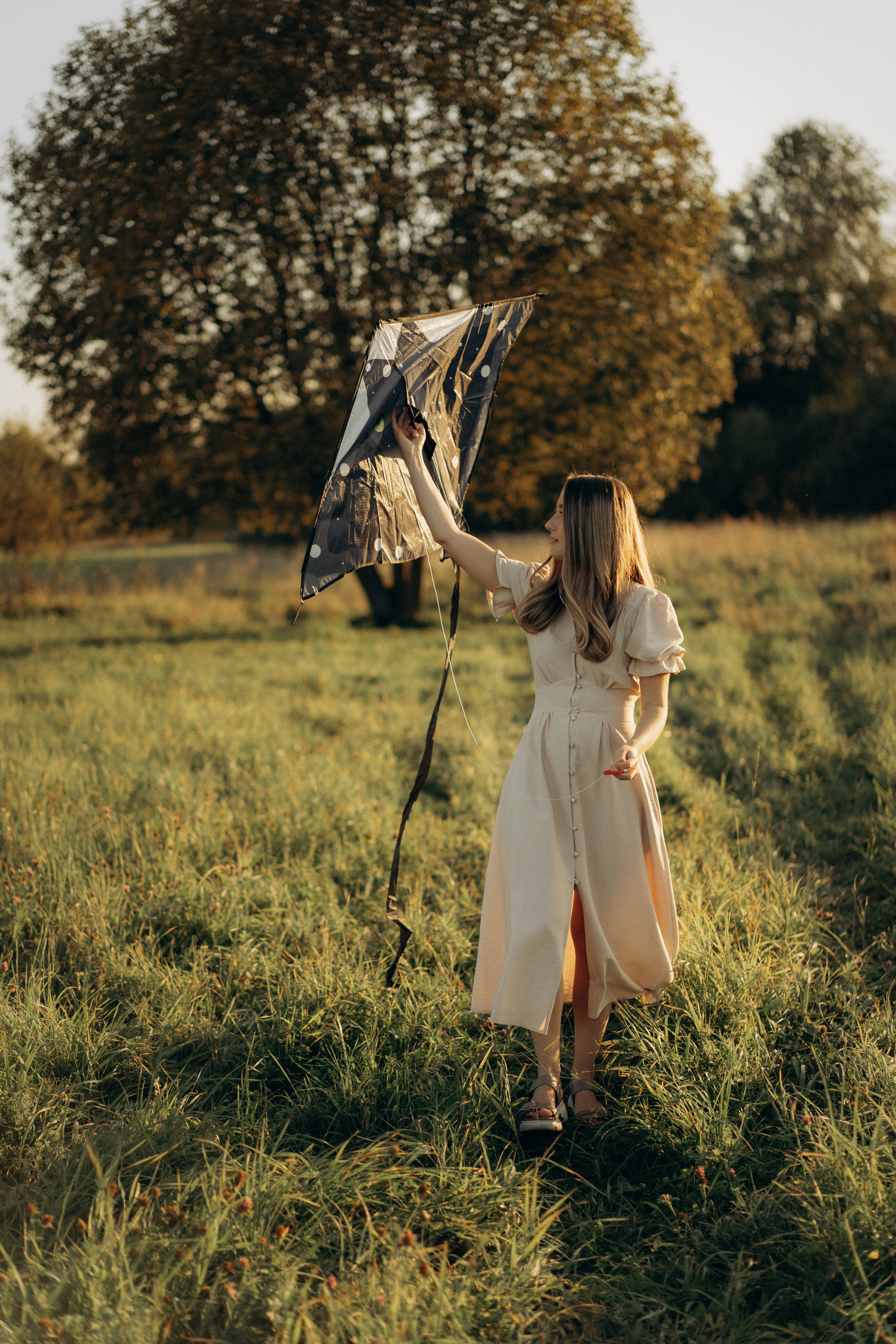 Летний вечер в поле. Семейный lifestyle фотограф в Москве Рената Рафикова