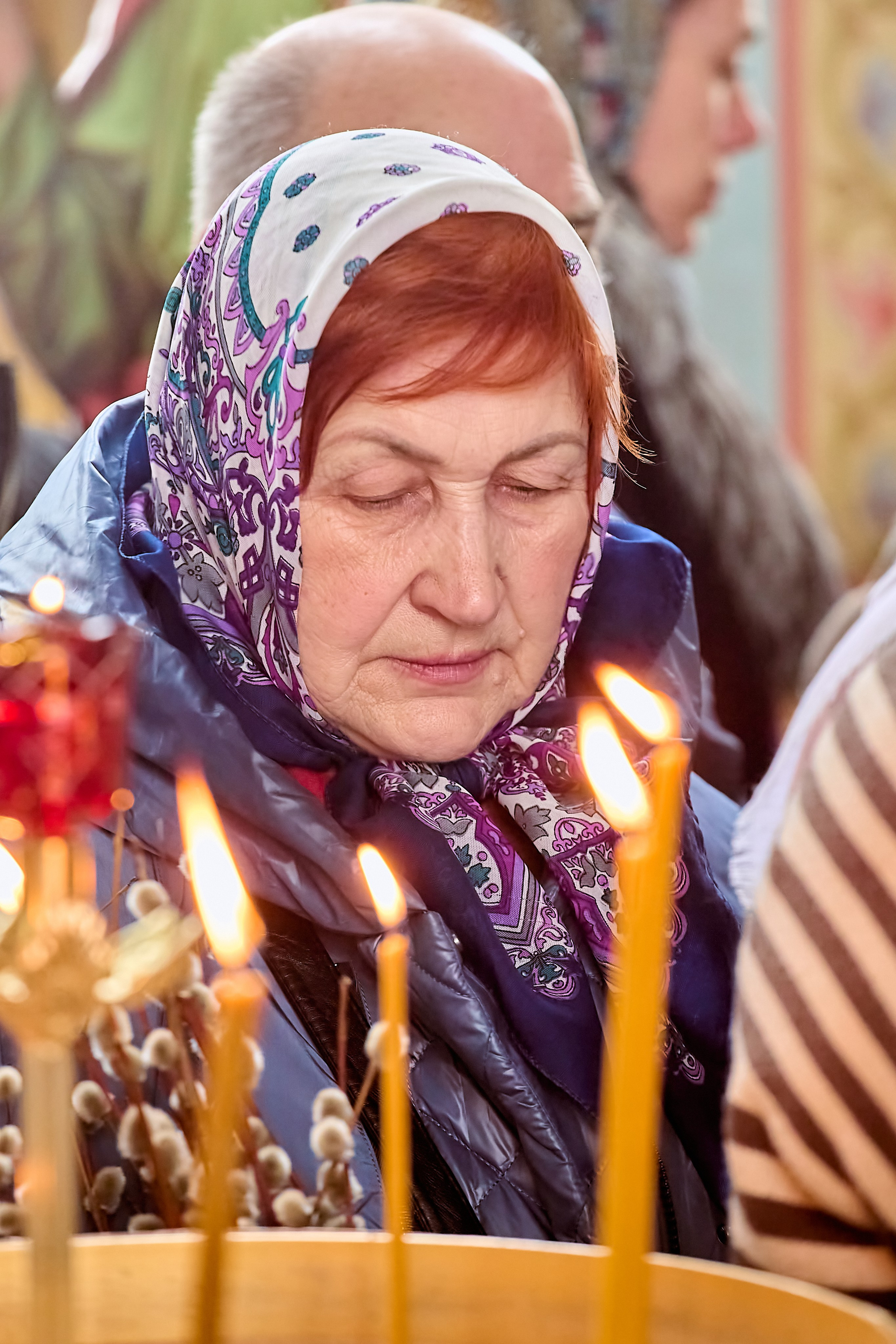 Портрет в храме. Фотограф Николай Голованов