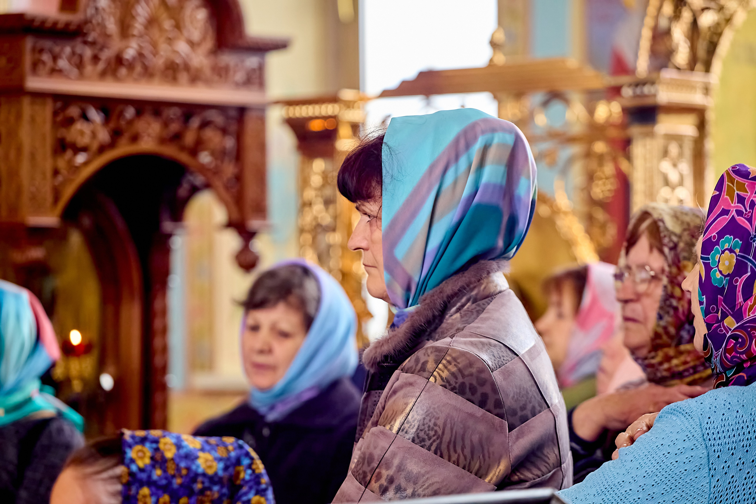 Портрет в храме. Храм Преподобного Серафима Саровского г. Дзержинск