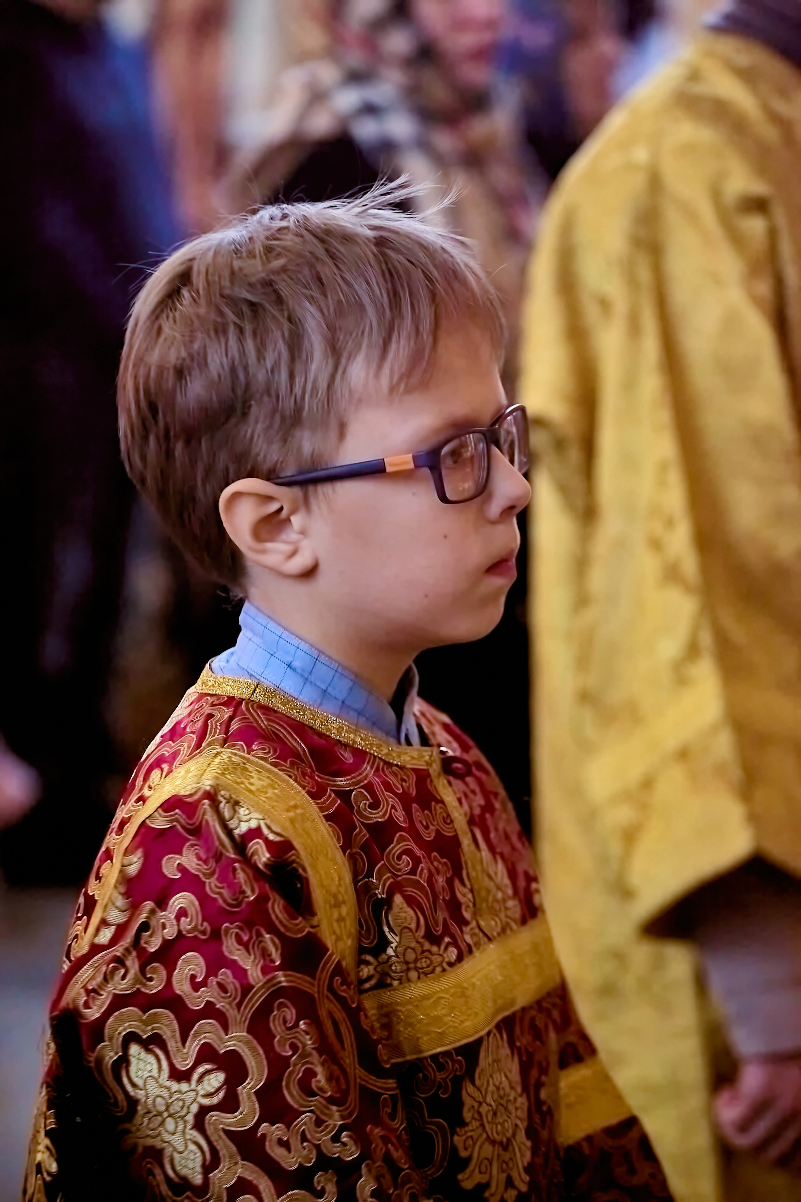 Потрет Мальчика 8 лет на Литургии