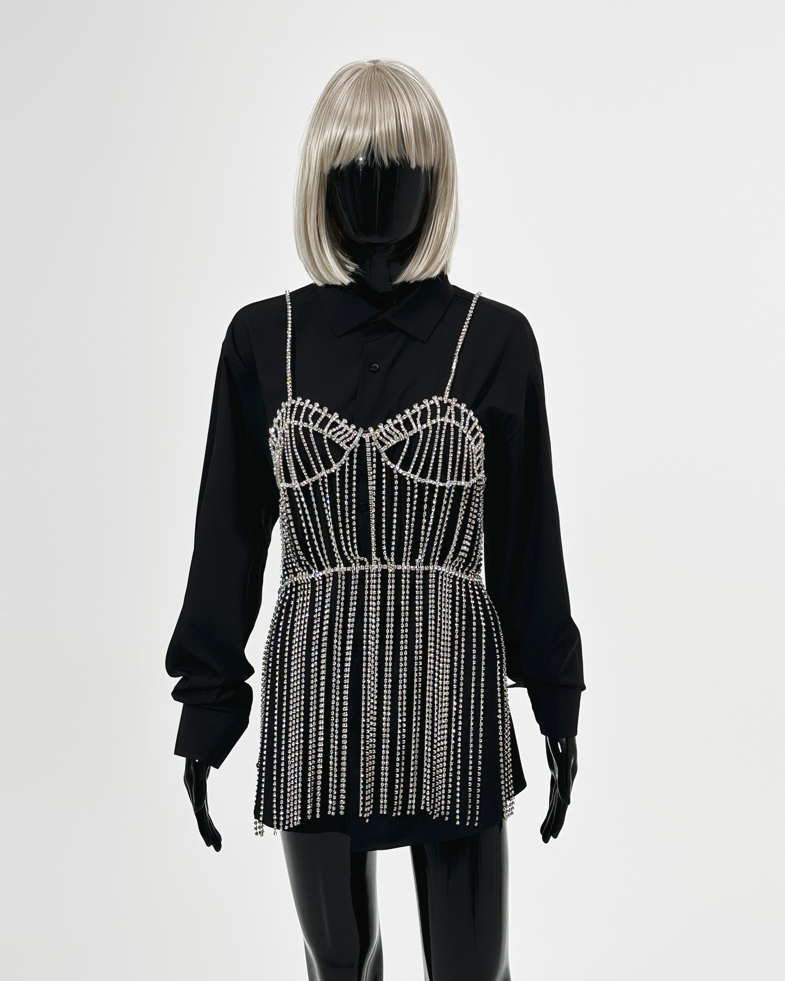 Накидка металлическая со стразами 500 руб/час ONE SIZE| 