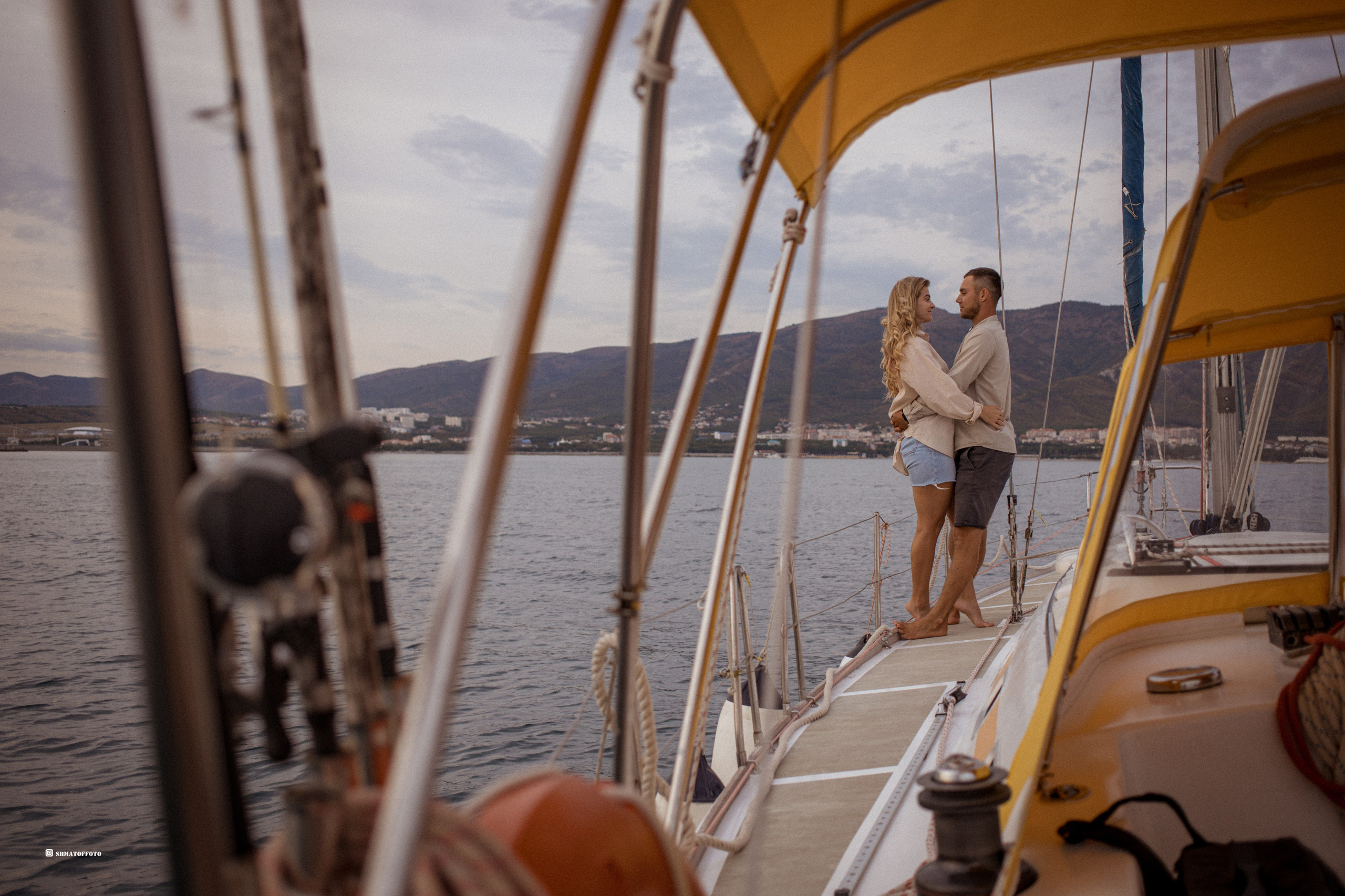 Яхта 22 год. Семейный и свадебный фотограф в Геленджике Михаил Шматов