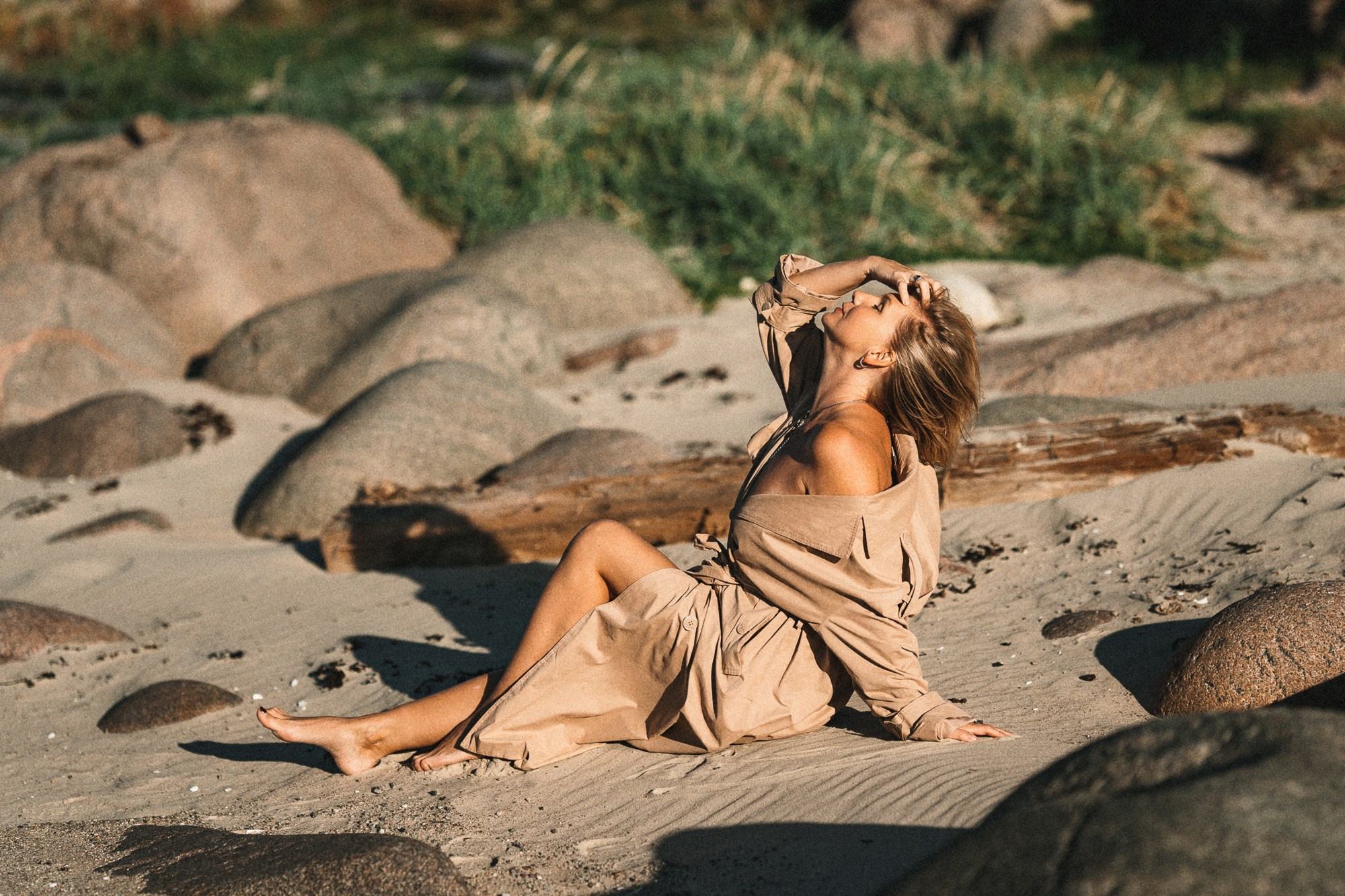 Женский портрет на закате. Фотограф в Мурманске Екатерина Рудак