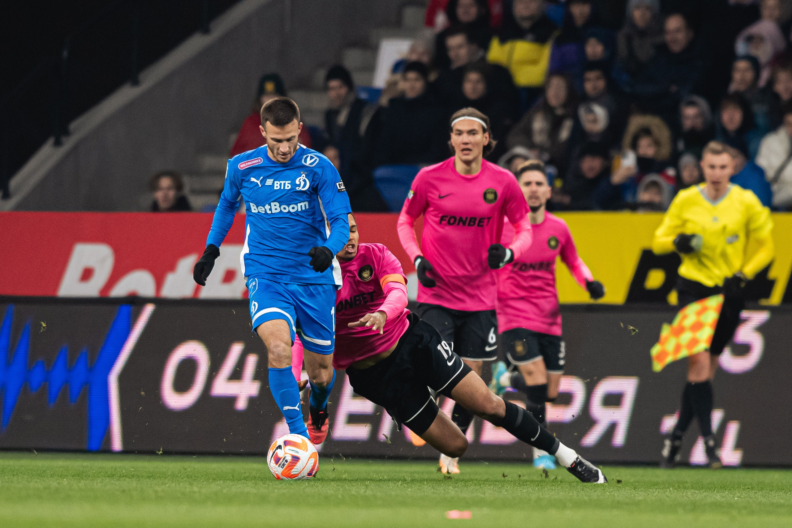 “Winline killer media football”, Dynamo — 2Drots (2-1), 11/18/2023. Фотограф Кирилл Сафонов