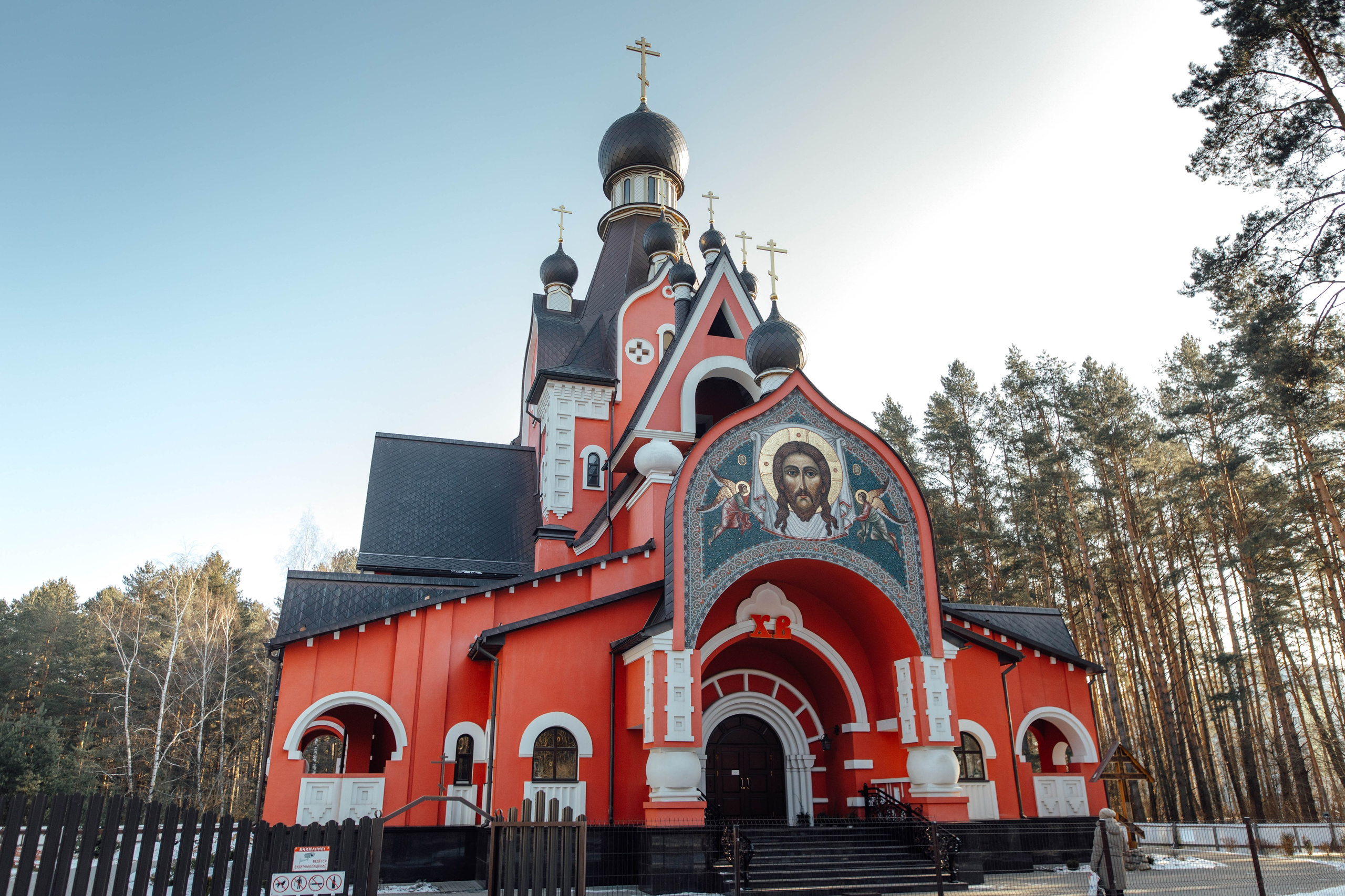 Таинство крещения Льва, храм Вознесения Господня, Ждановичи, февраль 2025