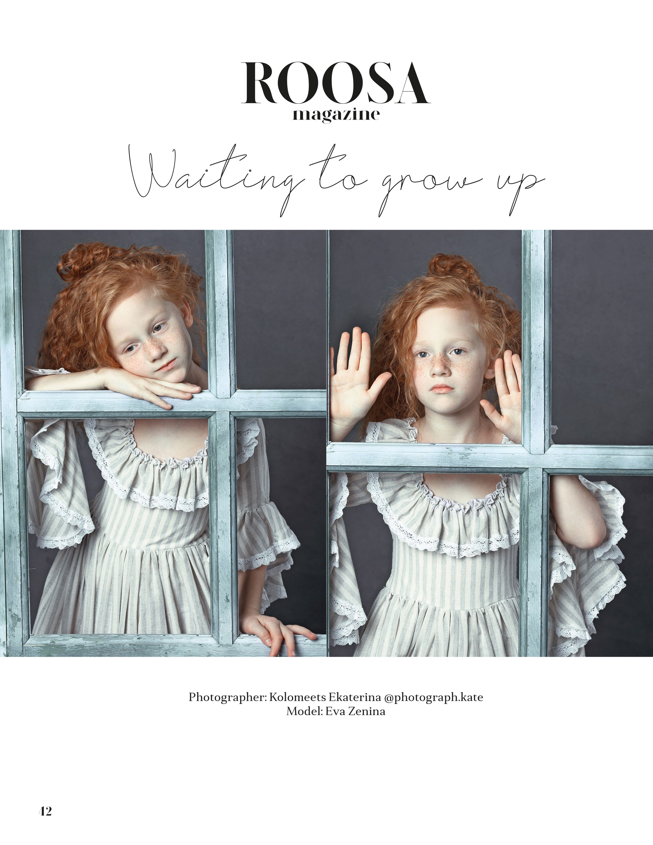 Публикации. Актерское и модельное портфолио. Фотограф в Москве Екатерина Коломеец