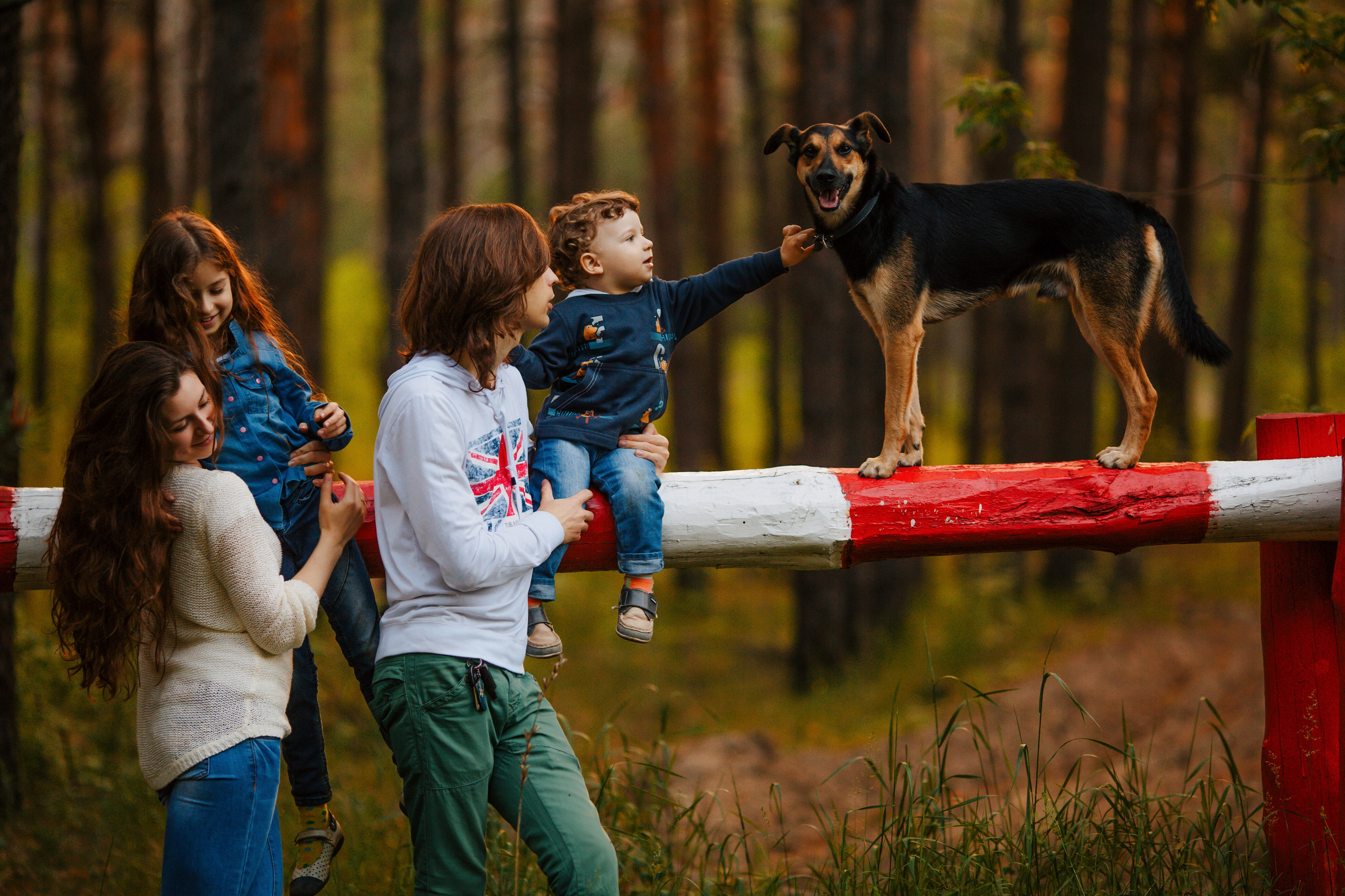 Ира, Саша, Ксюша, Макс. Фотограф Александра Рышкова