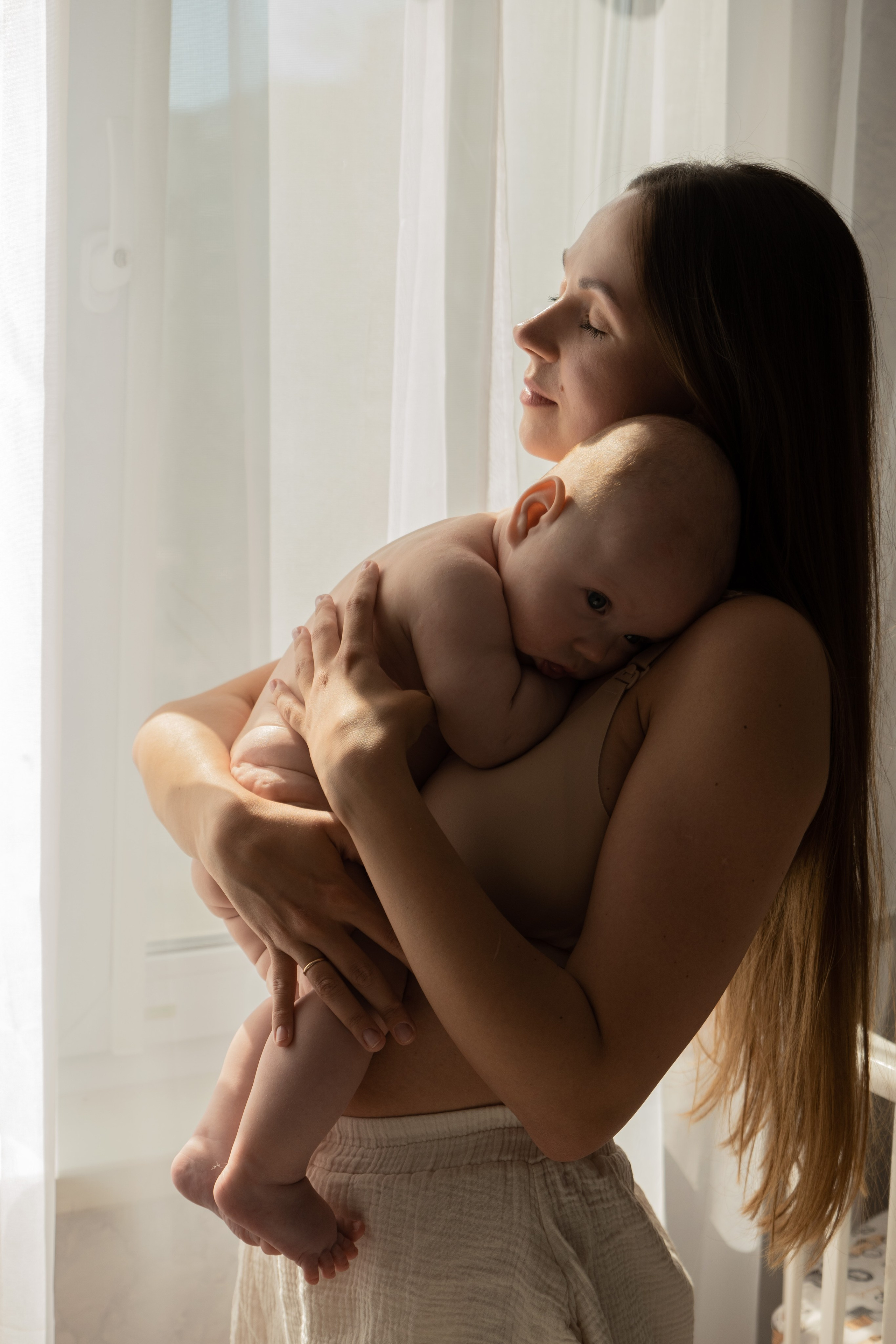 Мама и малыш (5 месяцев). Фотограф видеограф Ольга Василевская