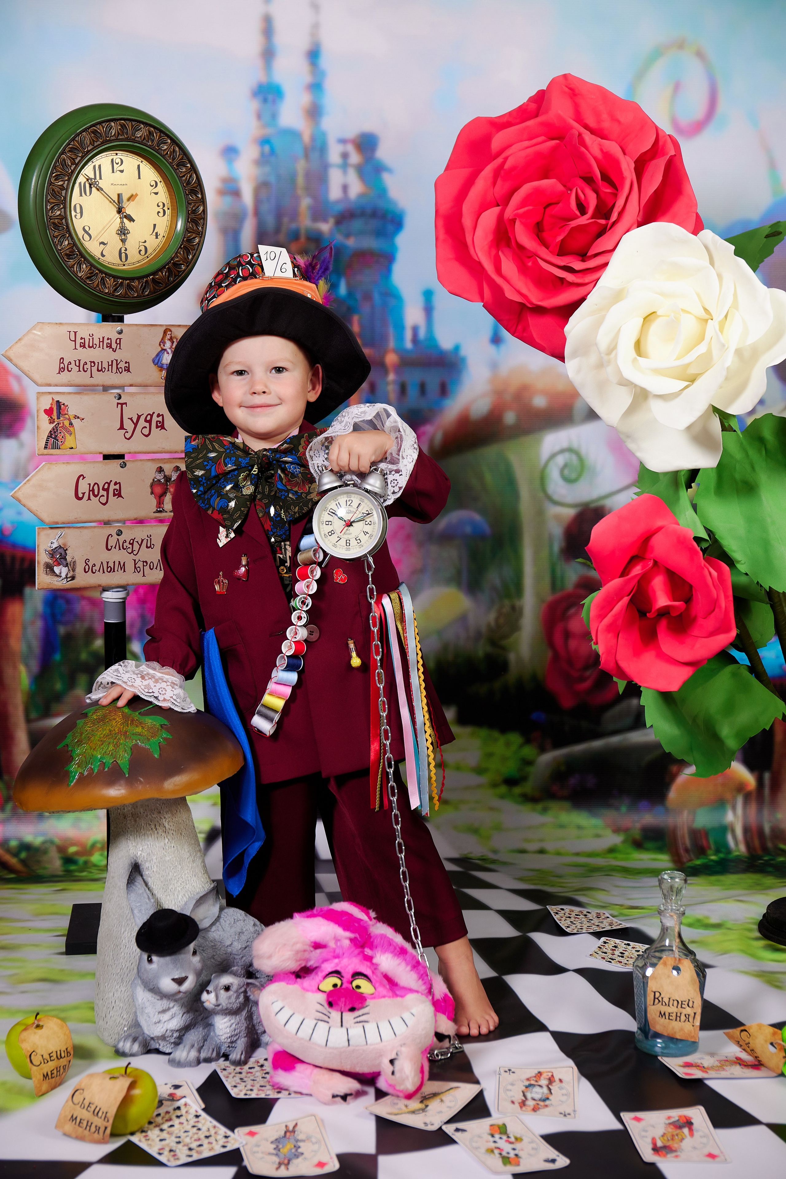 Алиса в стране чудес. Детская выездная фотостудия