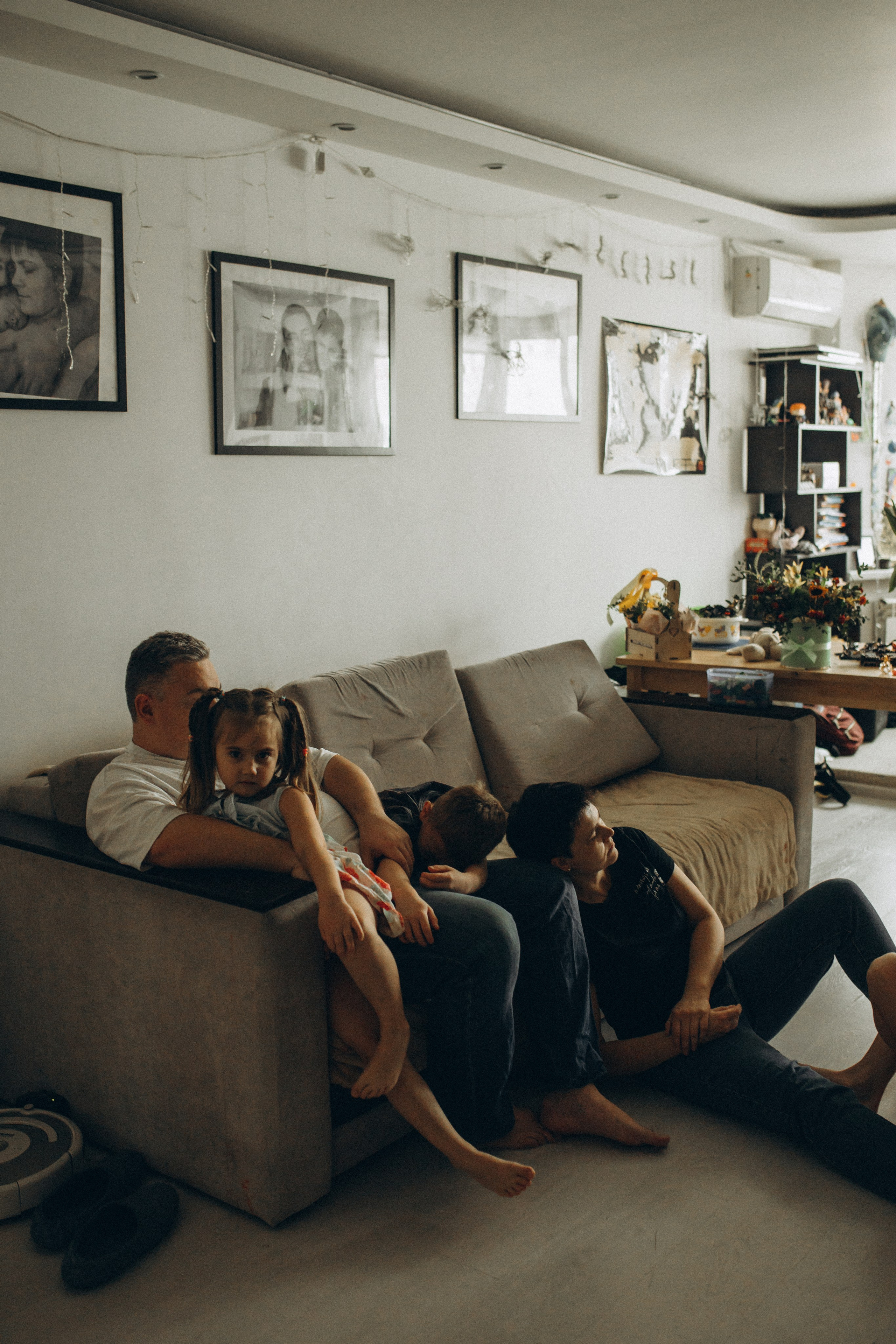 Лида, Арсений, Гера, Дара, Корвин. Фотограф Людмила Оюн