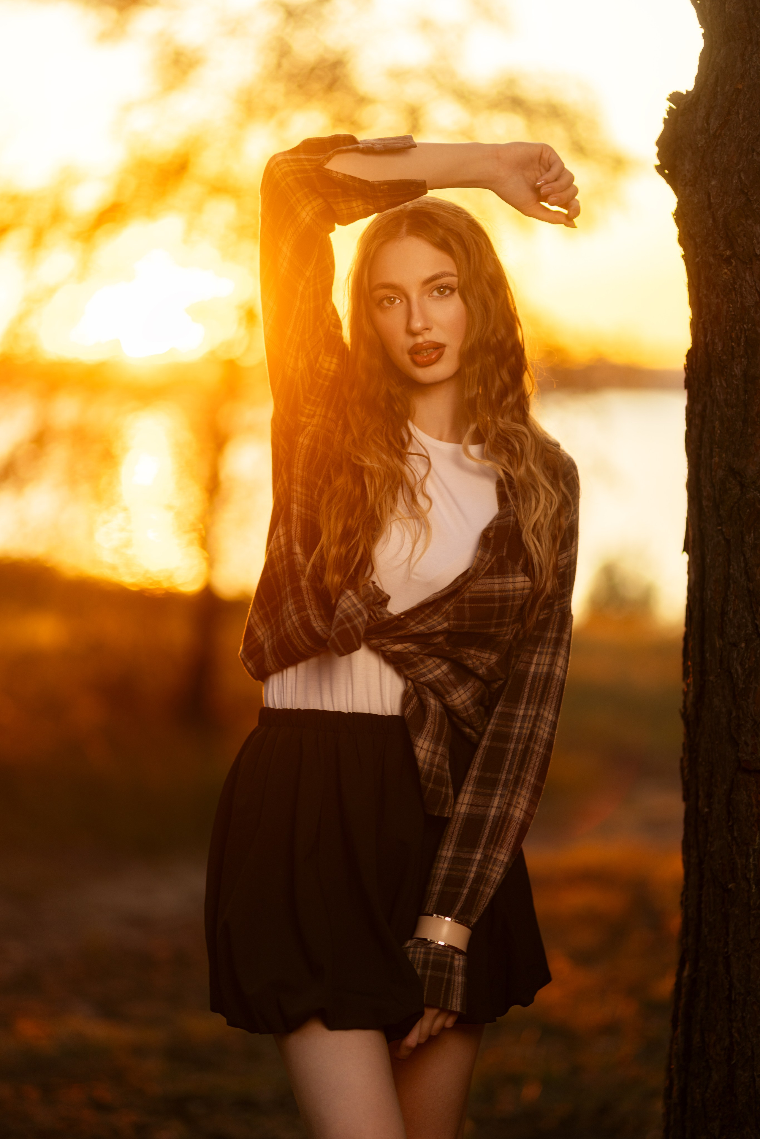 Вечерний фотосет с Ксенией на побережье с дополнительным светом для «себя». Дмитрий Шульгин, портретный фотограф в Воронеже