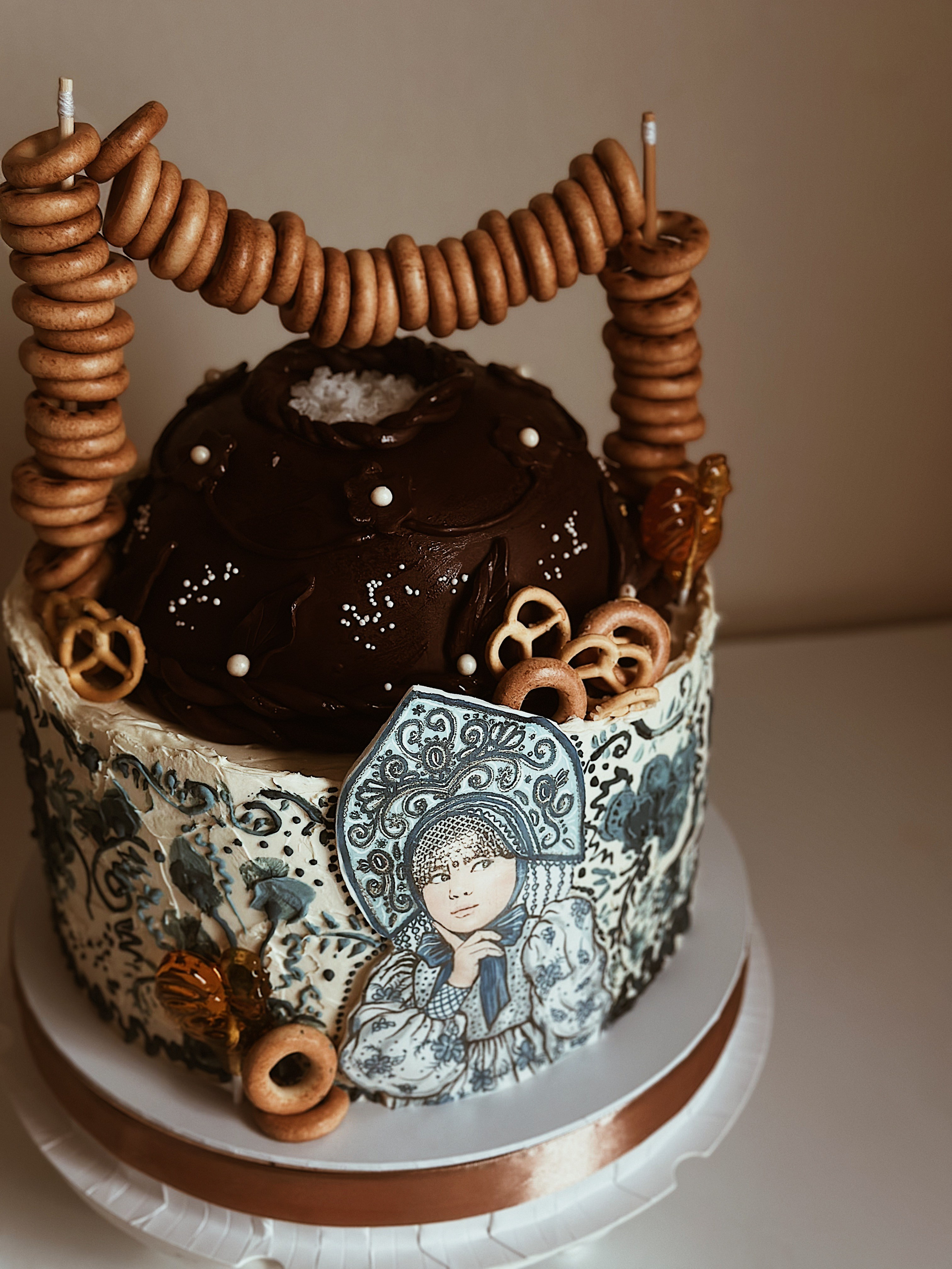 Торт А-ля Рус. Арт-кондитер в Москве Маша Шафран