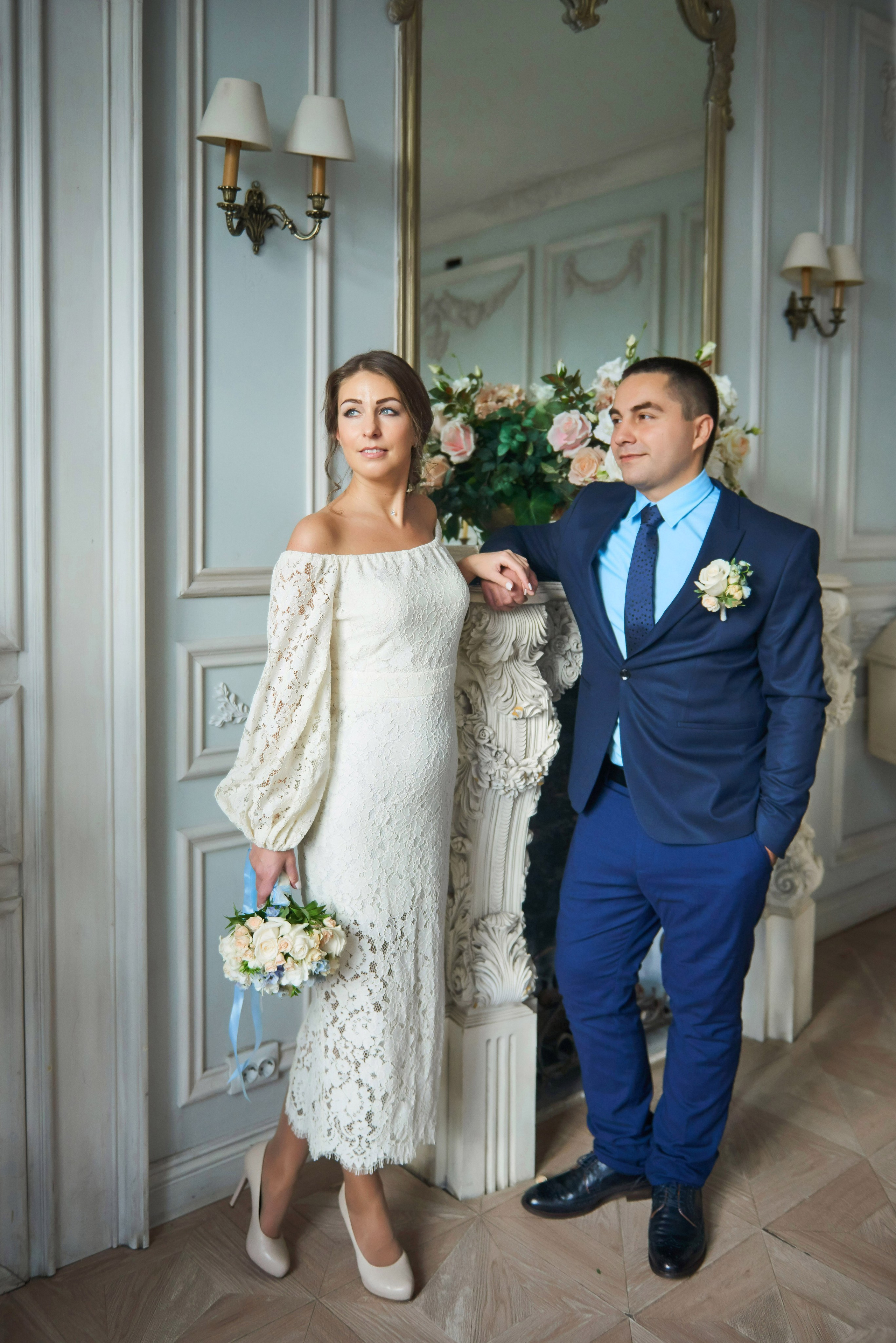 Свадебная фотосессия в студии. Портретный, семейный и свадебный фотограф в Санкт-Петербурге и в Пушкине Ширяев Денис