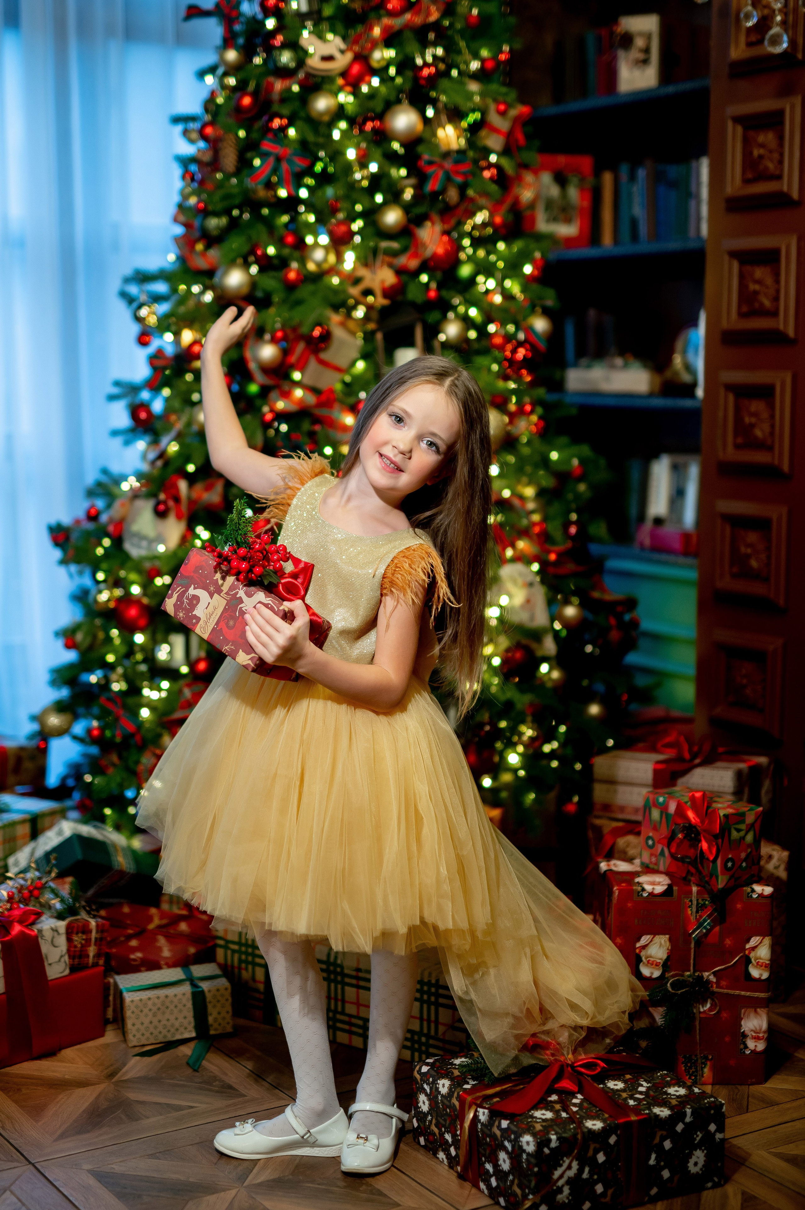 Новогодняя фотосессия в Leona Stage. Портретный, семейный и свадебный фотограф в Санкт-Петербурге и в Пушкине Ширяев Денис