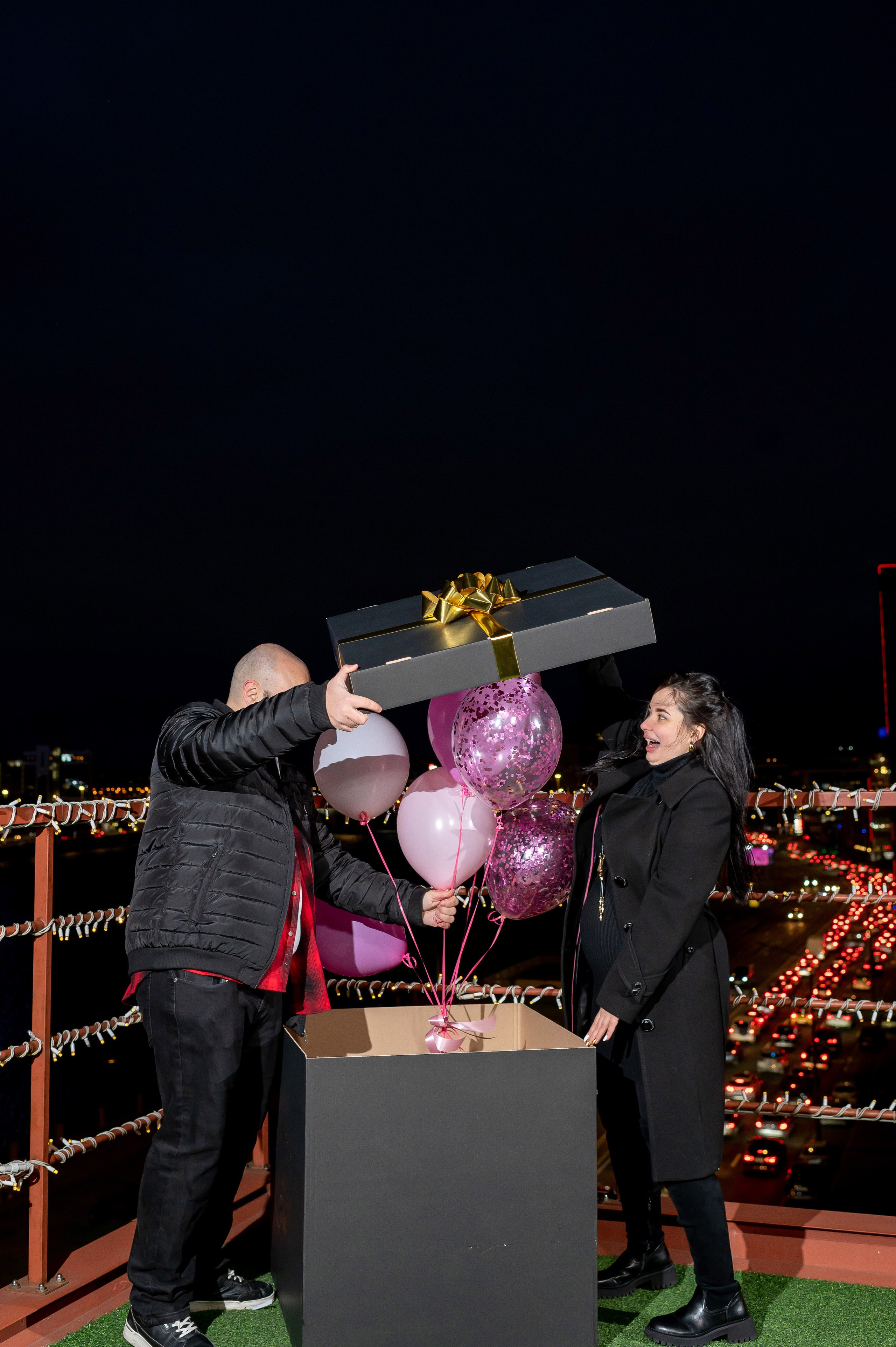 Гендер-пати на крыше Питера. Портретный, семейный и свадебный фотограф в Санкт-Петербурге и в Пушкине Ширяев Денис