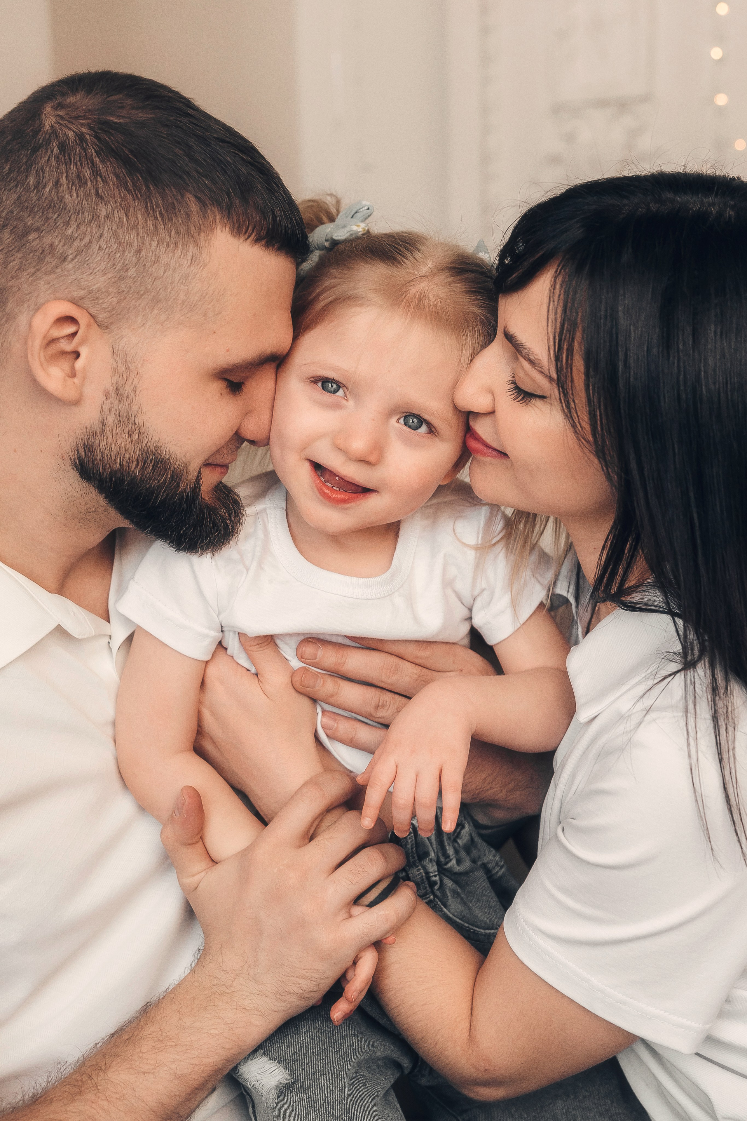 Семейная студийная фотосессия в Воронеже.