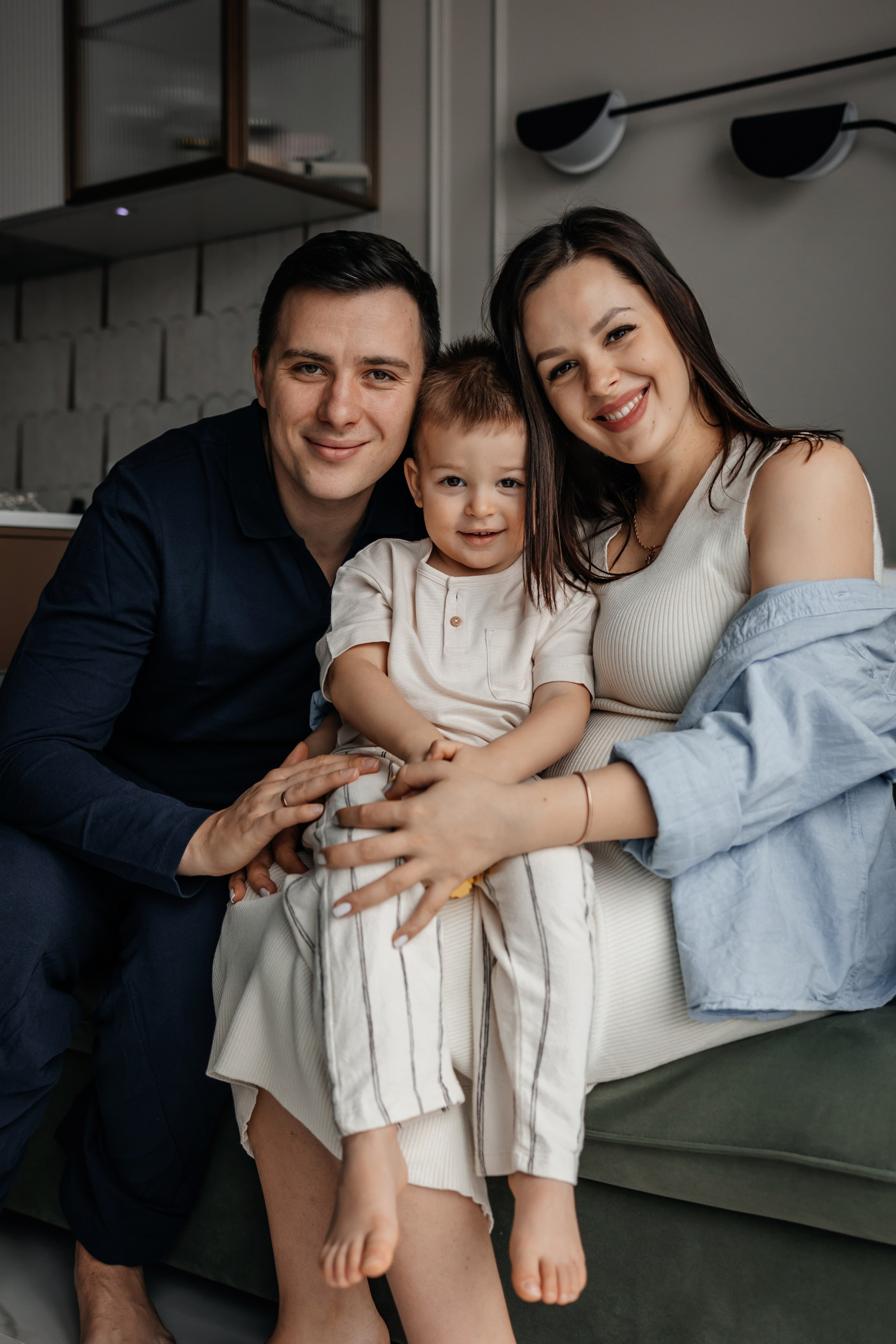 Про Юлю, Андрея и Артема. Семейный, женский фотограф Москве Лиза Лутцева