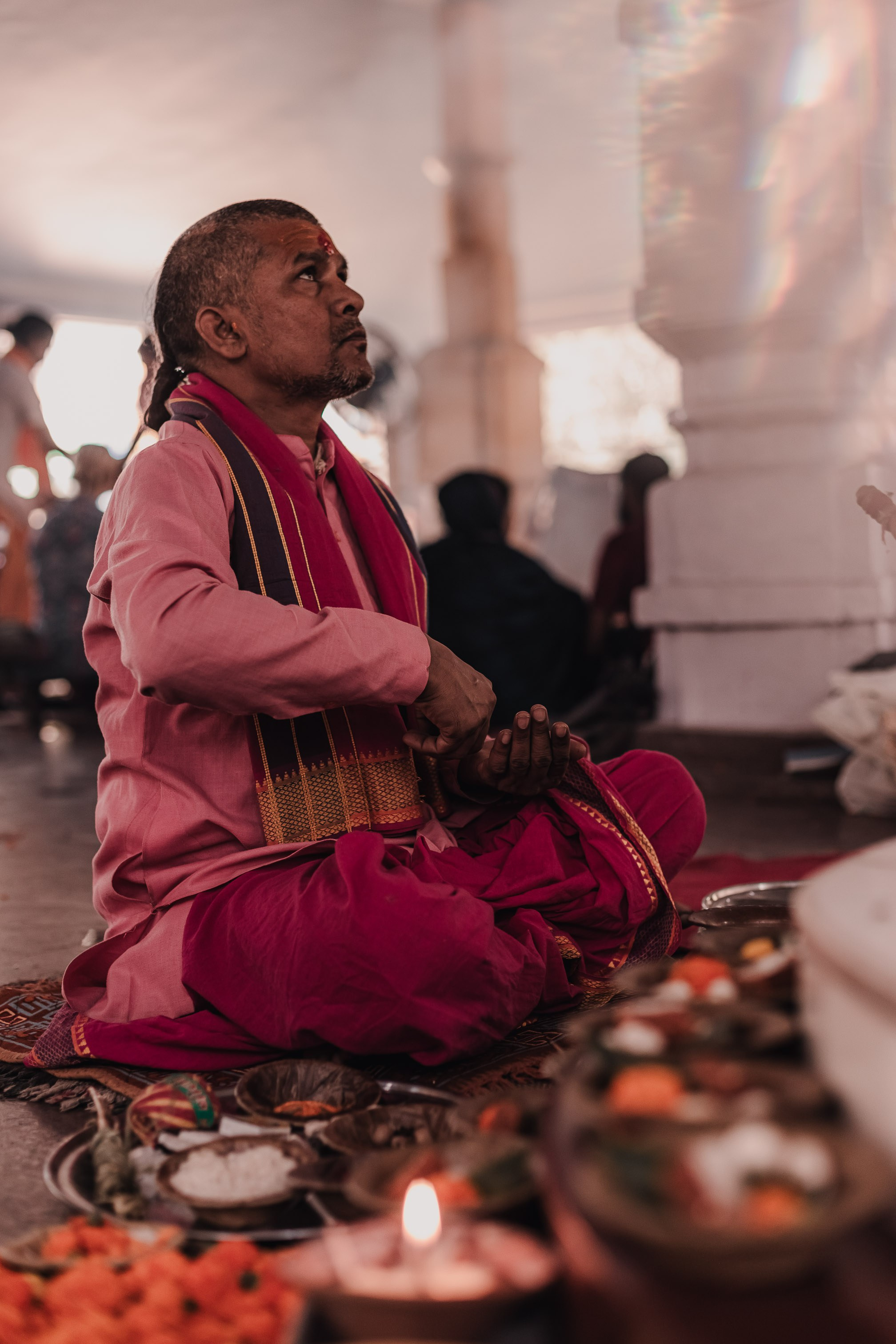 Navaratri yajna at Devraha Baba Ji ashram. Мариам Багдасарян
