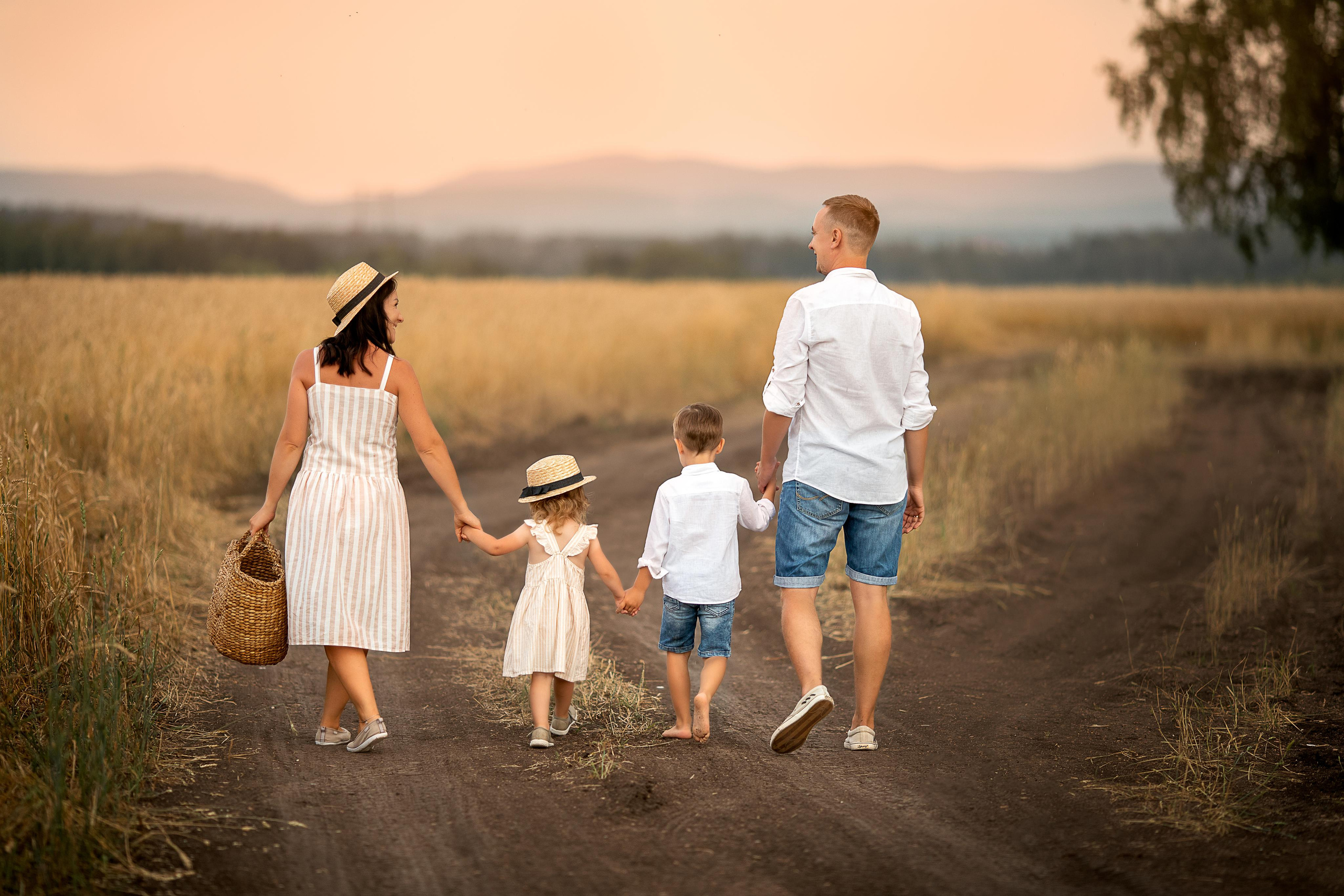 Золото полей. Детский и семейный фотограф в Красноярске Елена Коровкина