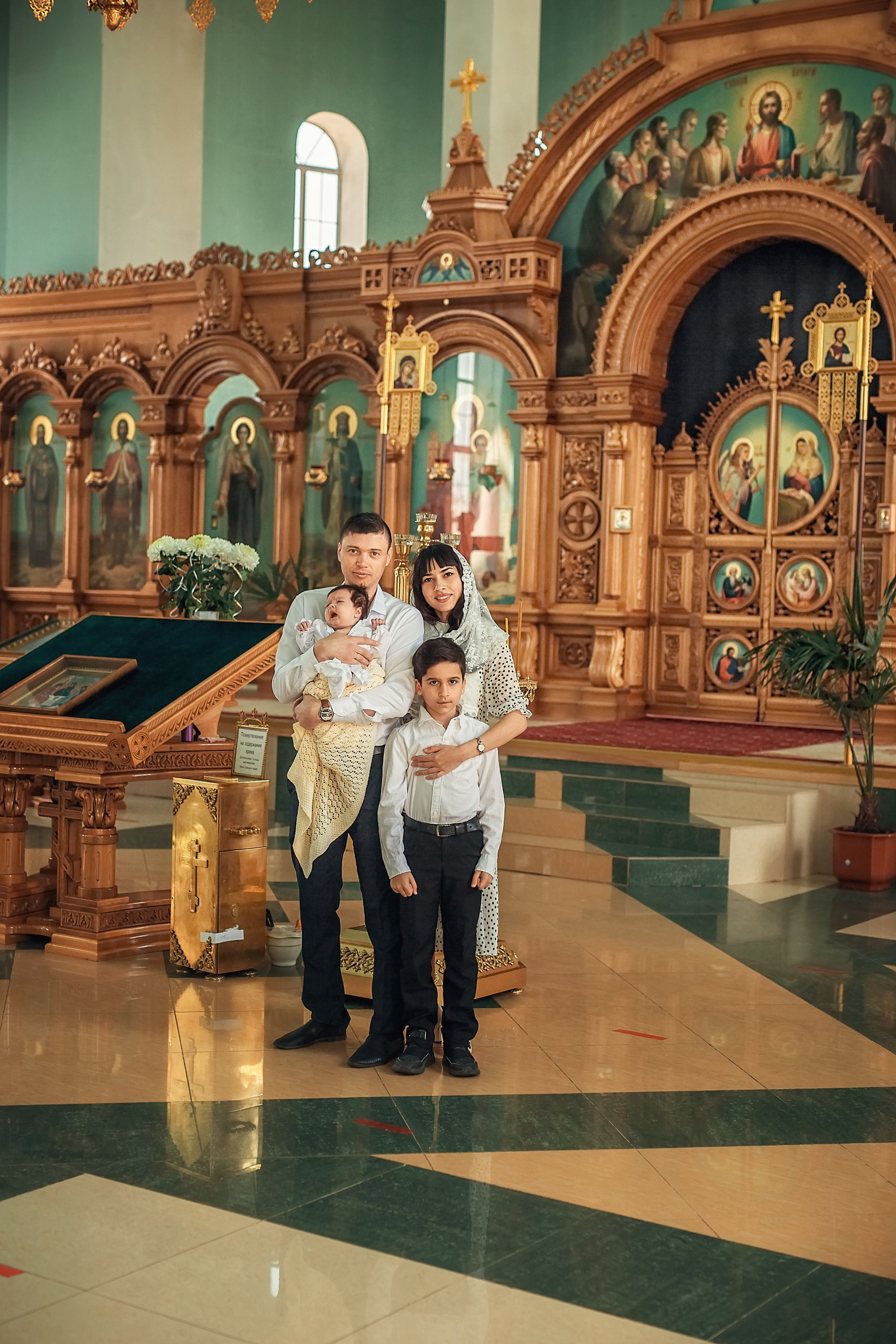Крещение Ильи. г. Гулькевичи. Семейный и детский фотограф Екатерина Савёлова