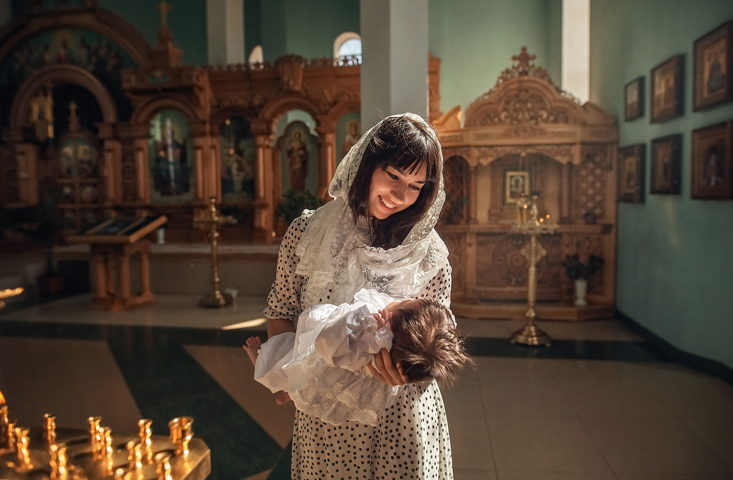 Крещение Ильи. г. Гулькевичи. Семейный и детский фотограф Екатерина Савёлова