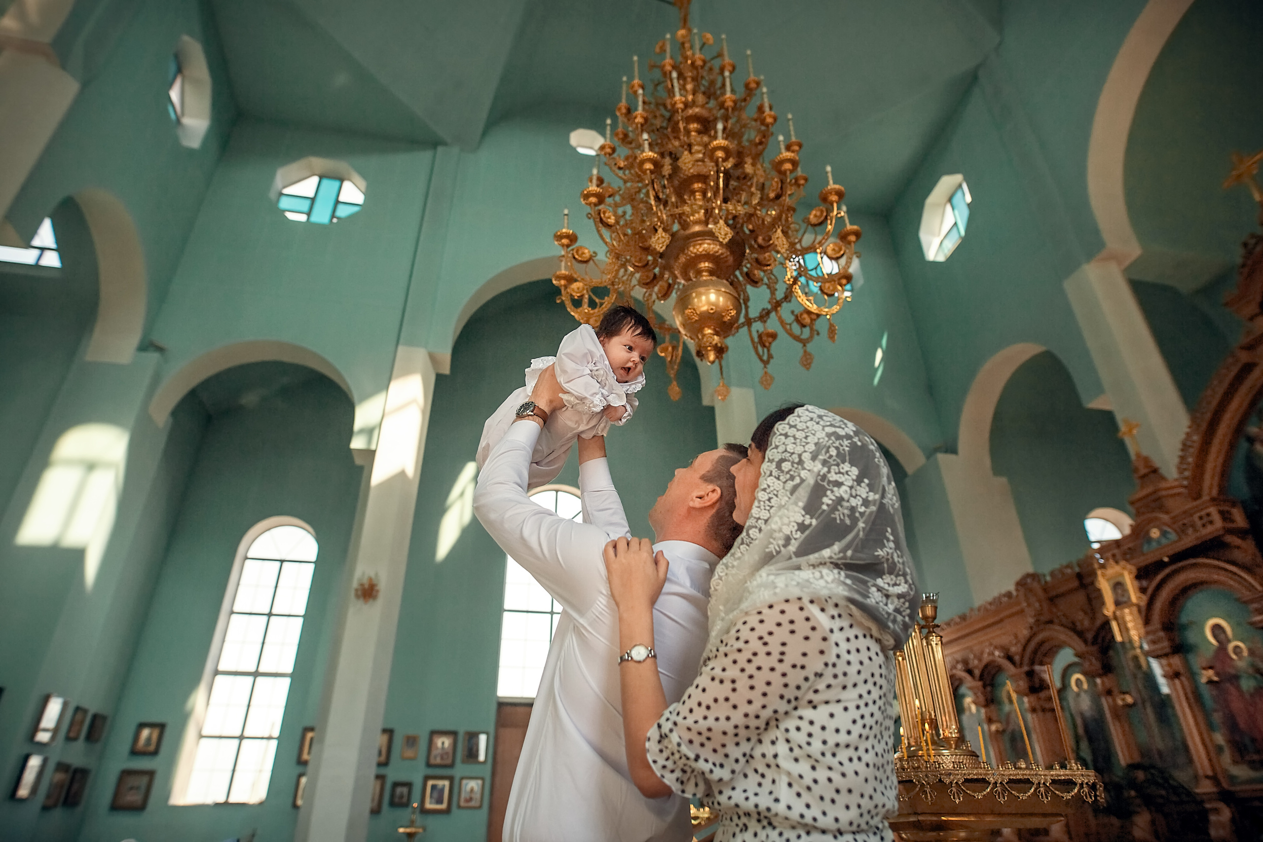 Крещение Ильи. г. Гулькевичи. Семейный и детский фотограф Екатерина Савёлова