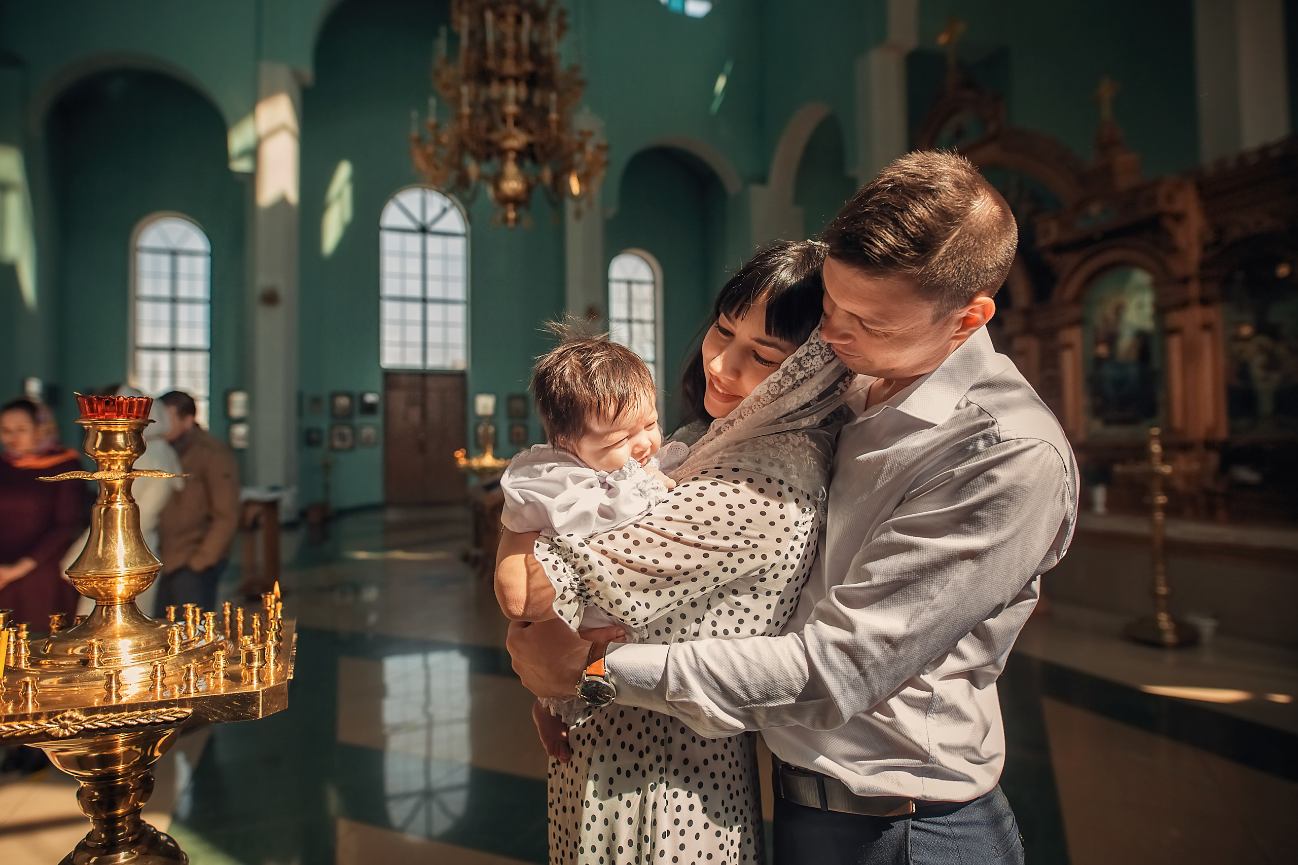 Крещение Ильи. г. Гулькевичи. Семейный и детский фотограф Екатерина Савёлова