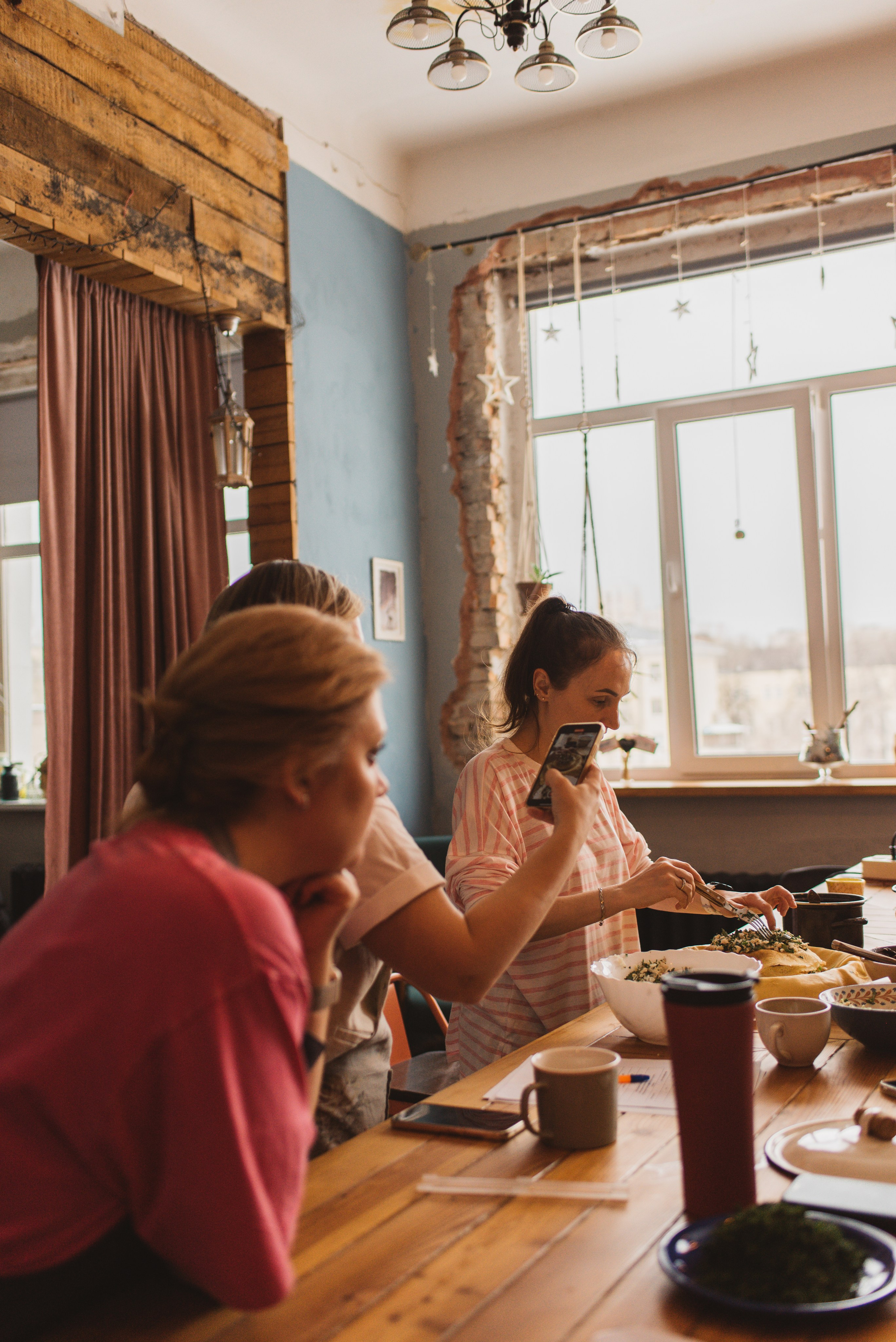 Простраство Тепло. Блинный день. Сайт портфолио