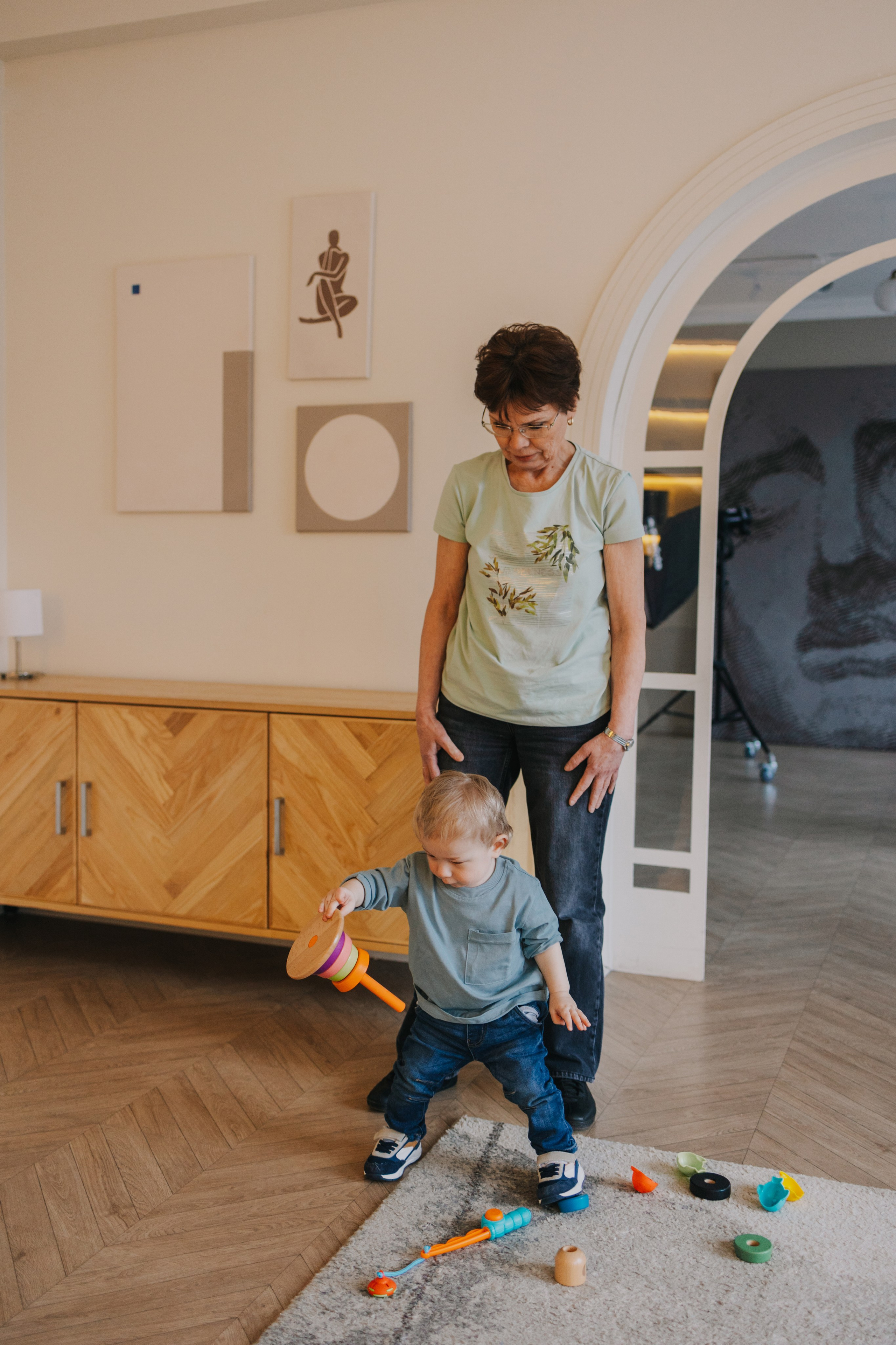 Большая семья. Домашняя фотосессия