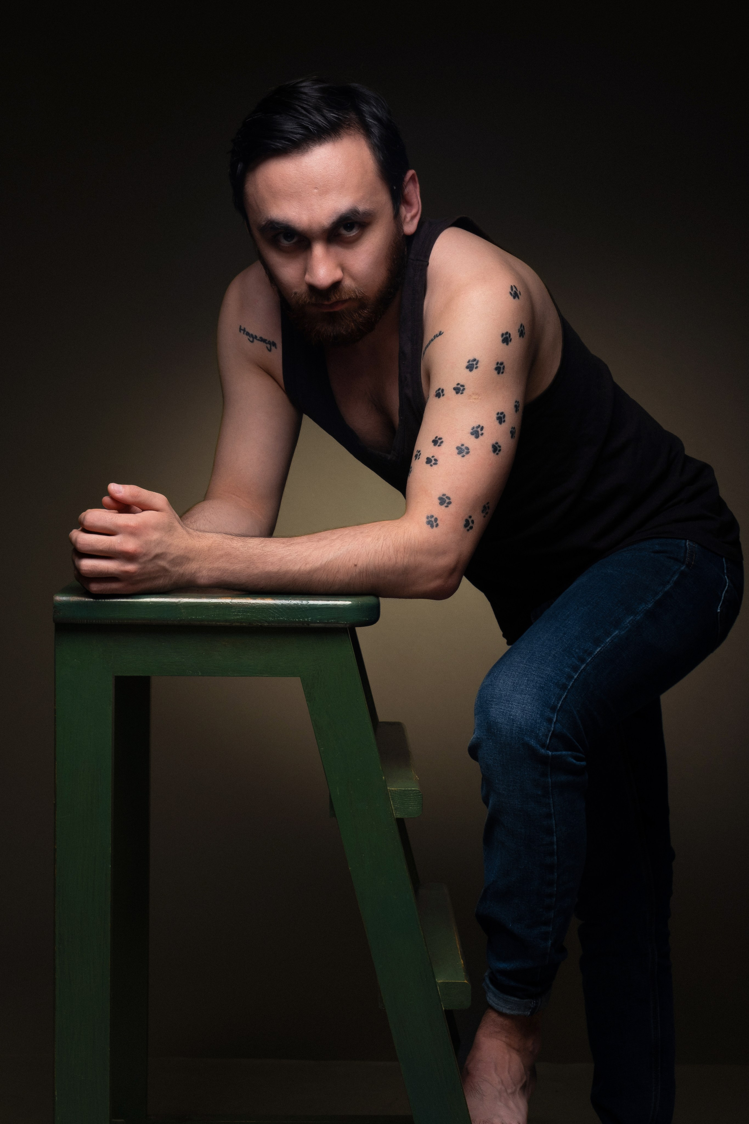 Мужской портрет в студии фотограф Караганда