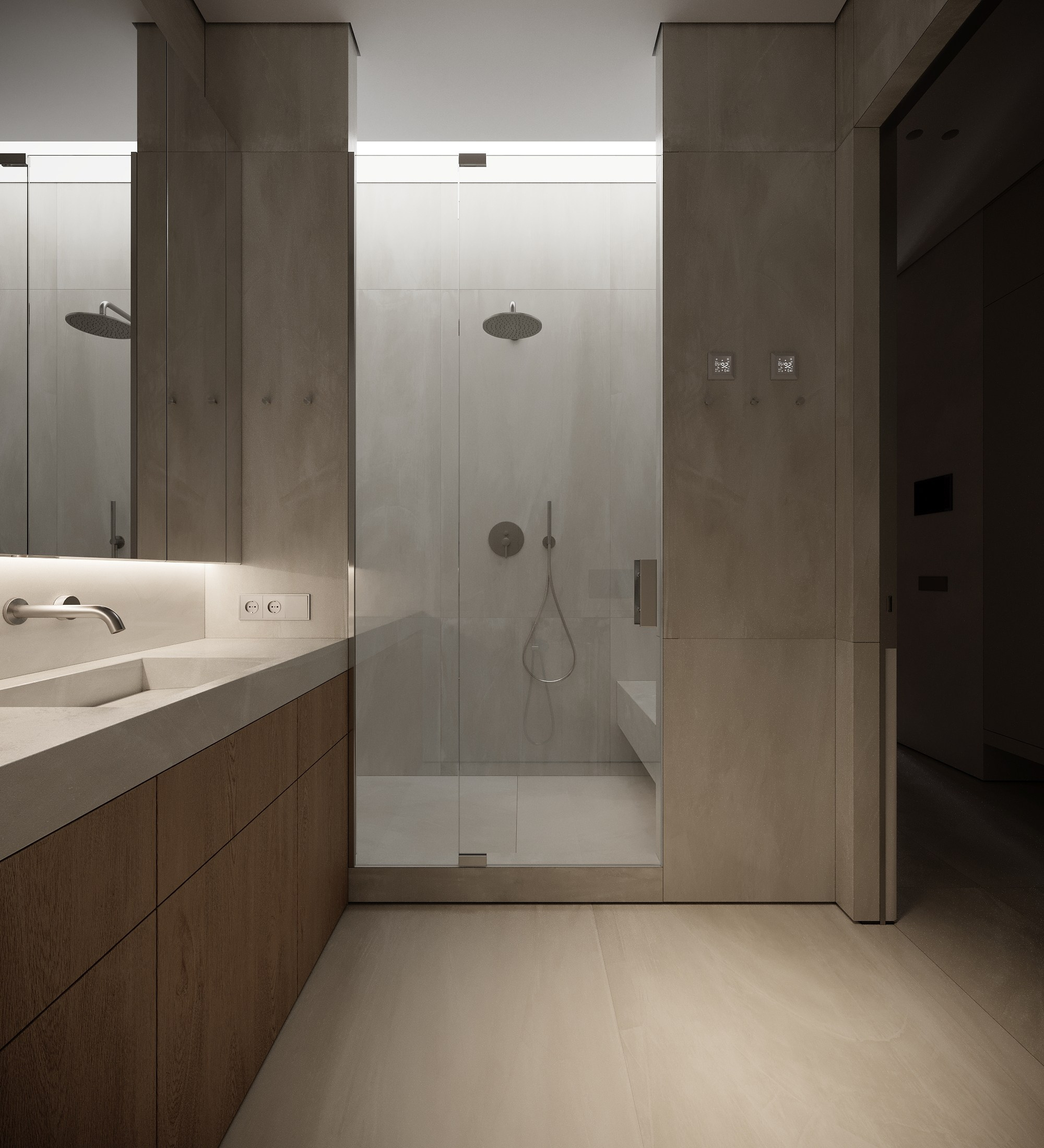 Современная квартира для семейной пары в ЖК Нагатино АйЛенд. Дизайн интерьера Санкт-Петербург | Москва | Калининград