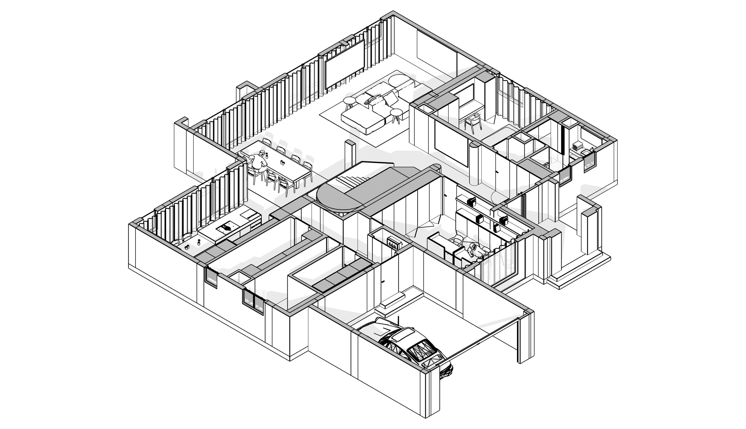 Дубай · Частный дом · 410 м². Дизайн интерьера в Калининграде — студия Dune Design. Архитектурный минимализм для жилых и коммерческих пространств