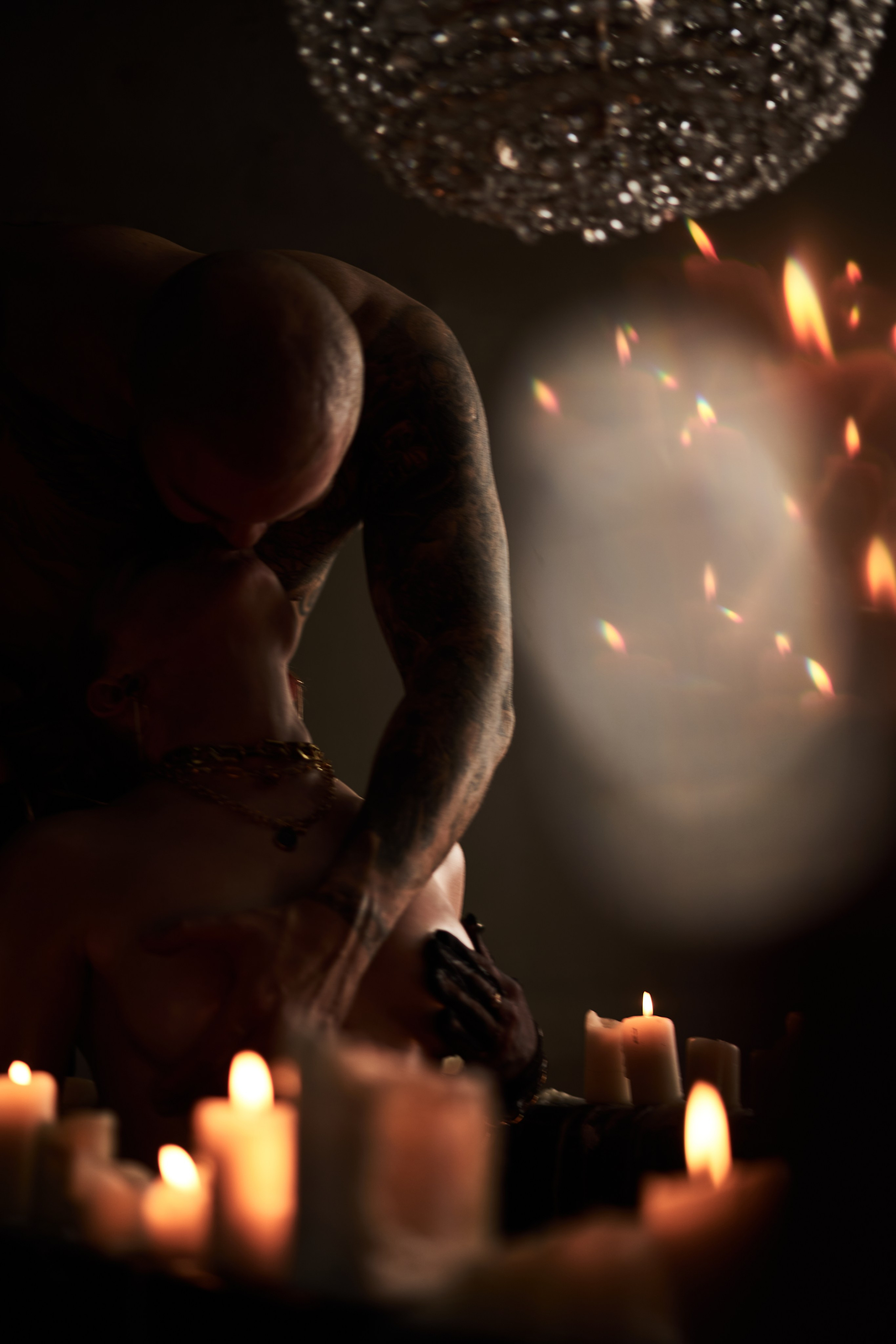 Будуарная фотосессия пары в студии. Фотограф Екатеринбург Кокшарова Александра