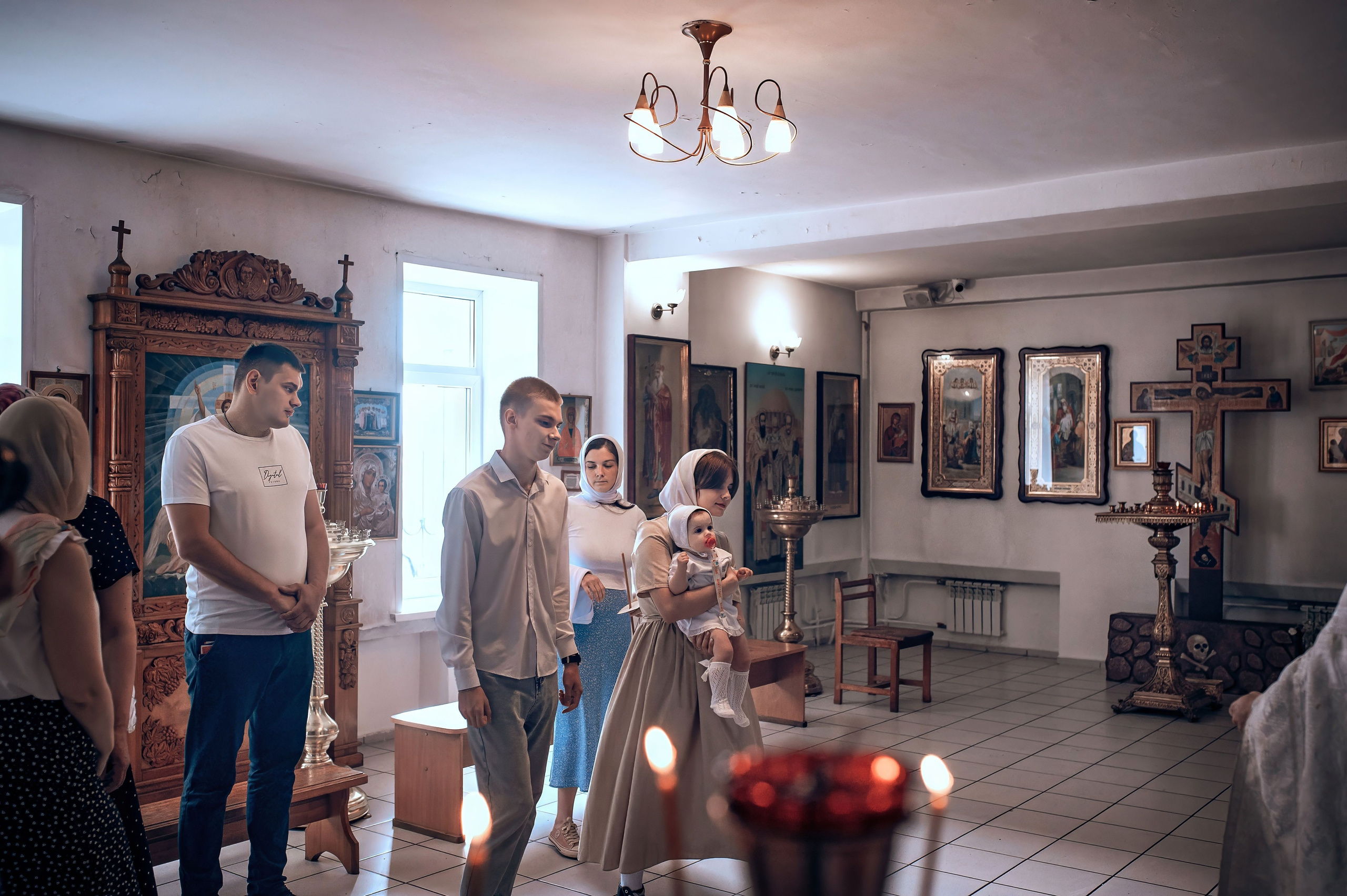 Фото крещения в Красноярске. Фотографы крещения/венчания  Красноярск Татьяна и Вячеслав Переваловы