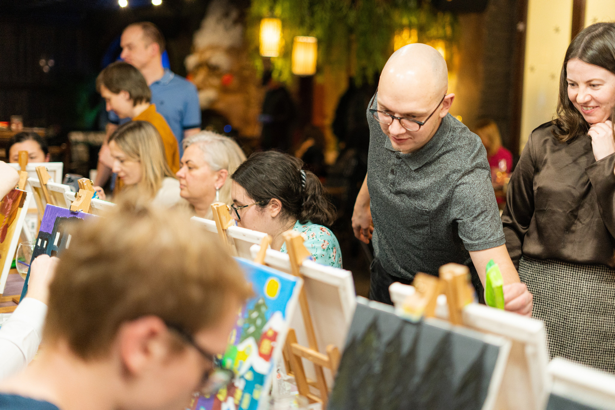 Корпоратив Teach Me Art 2. Портретный фотограф в Москве и Санкт-Петербурге Арина Чех