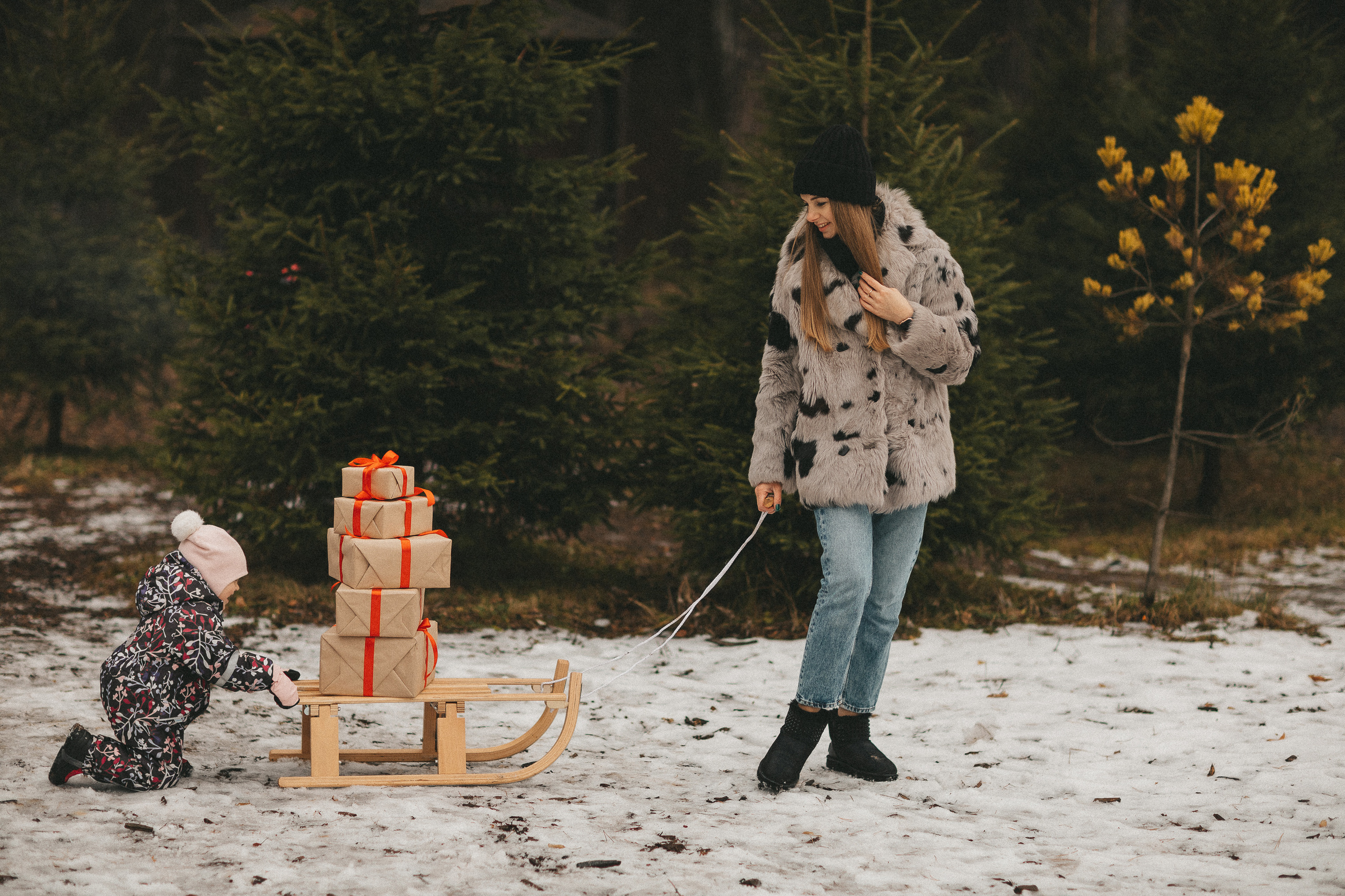 Новогодняя фотосессия 2022. Семейный и Lifestyle фотограф в Москве Маргарита Ермолова
